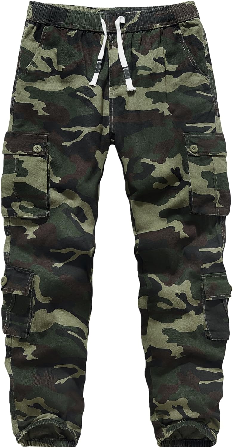 APTRO Cargo Combat Trousers for Men UK Camo Tactical Mens Trousers Work Trousers...