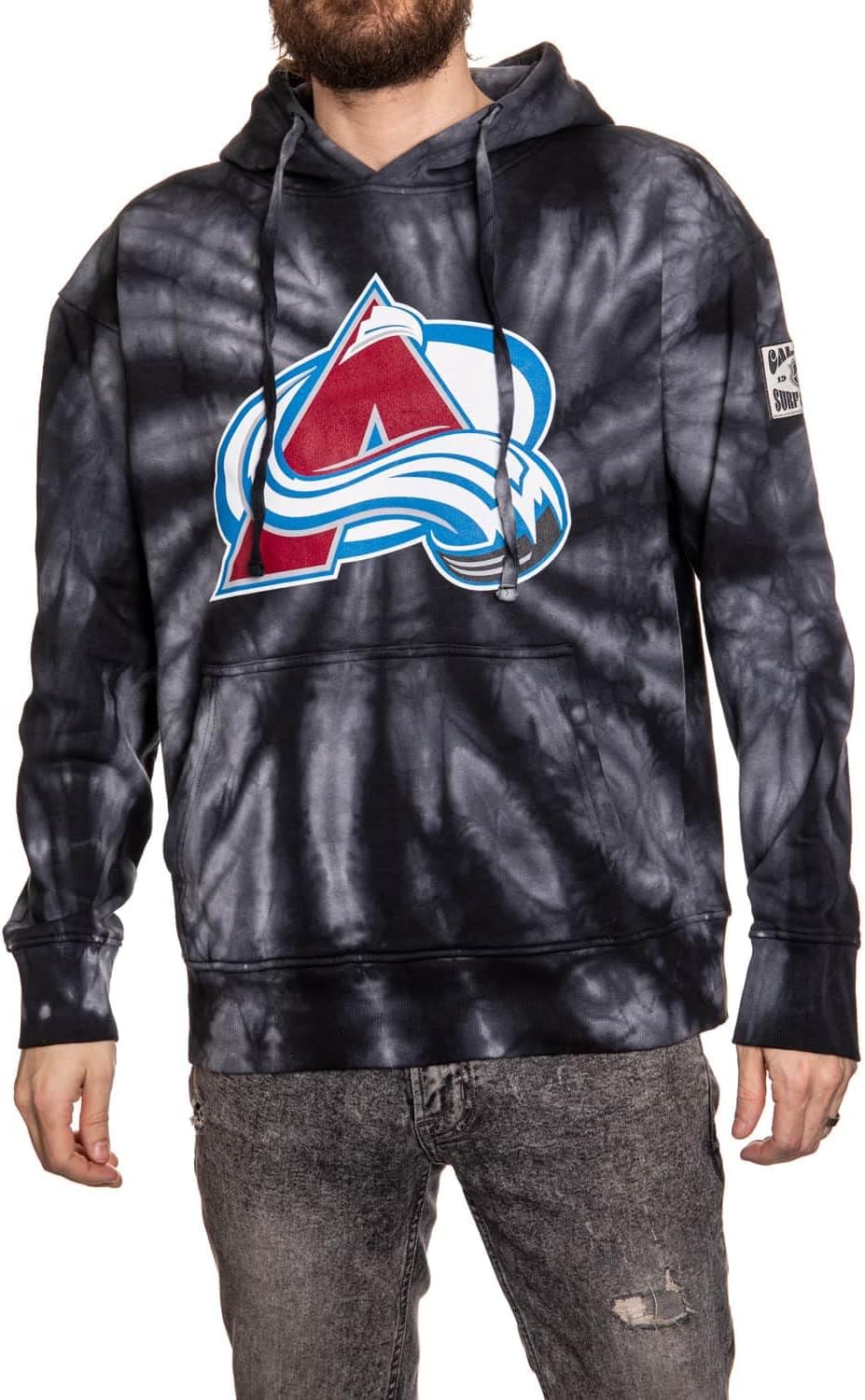 Calhoun NHL Surf & Skate Unisex Spiral Tie Dye Ultra-Soft Pullover Hoodie – The...