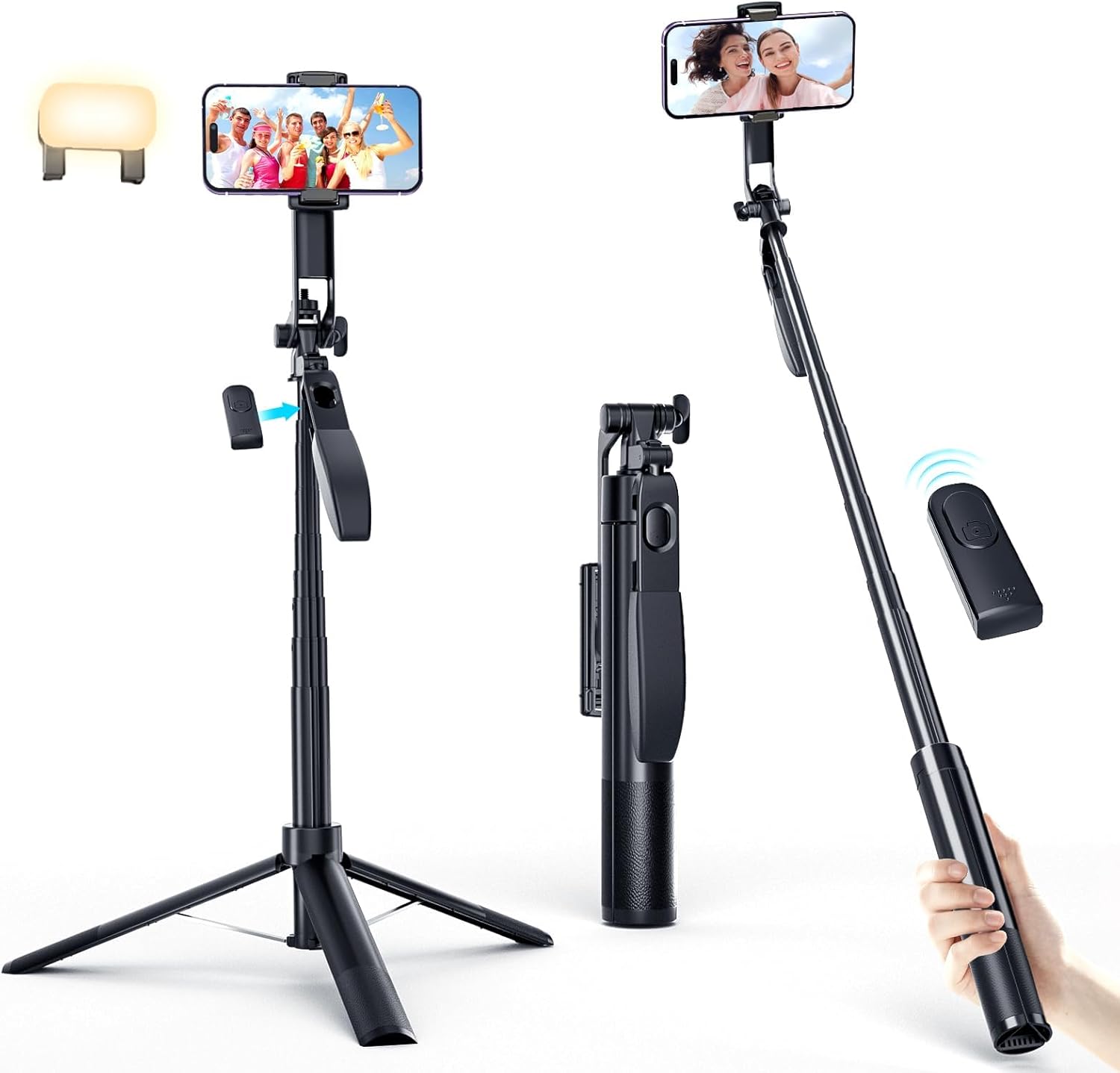 Marchpower 67'' Tripod for Cell Phone, Selfie Stick Tripod for iPhone Android wi...
