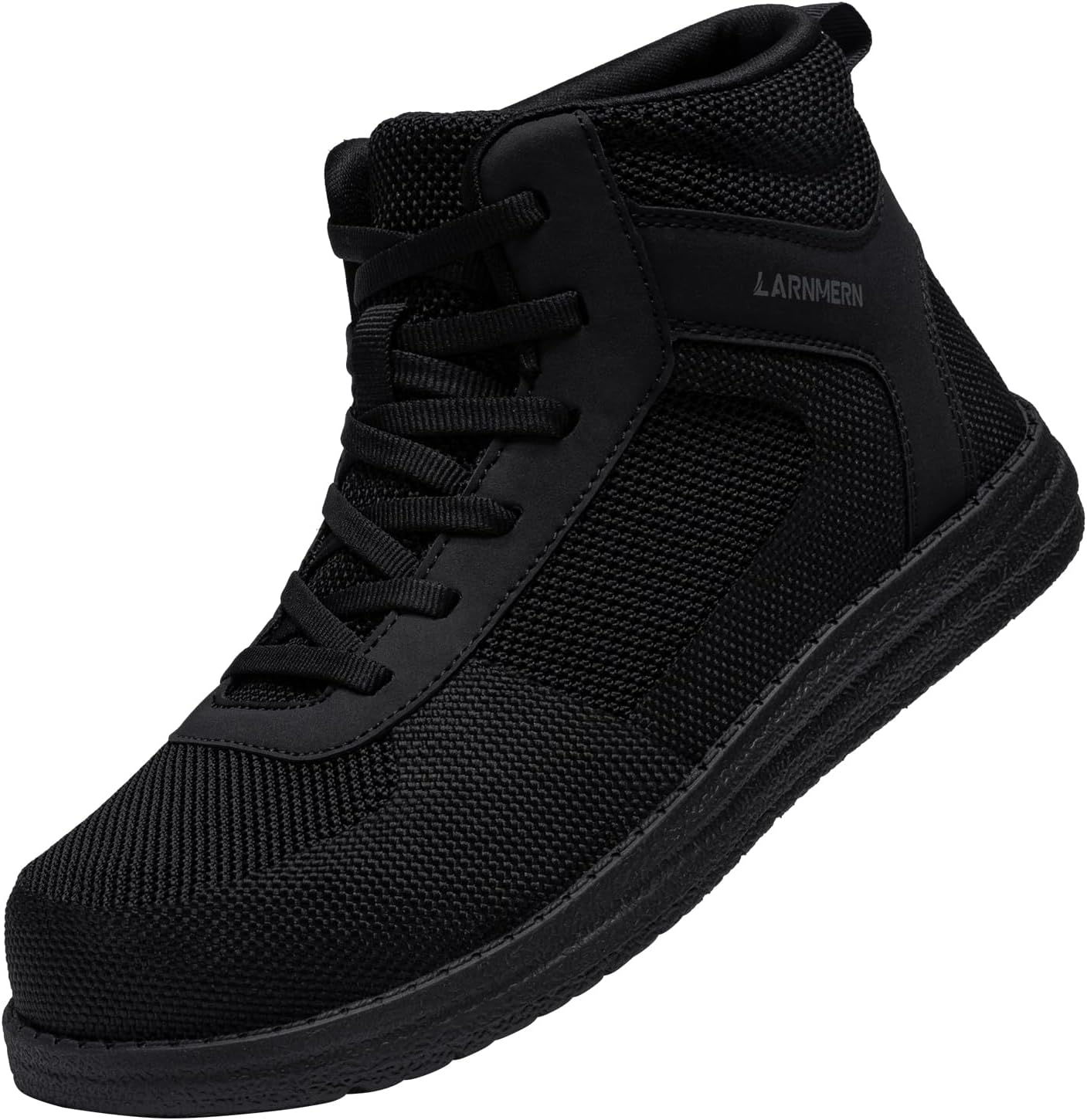 LARNMERN Steel Toe Boots Men, Non Slip Work Puncture Proof Safety Boot, Industri...