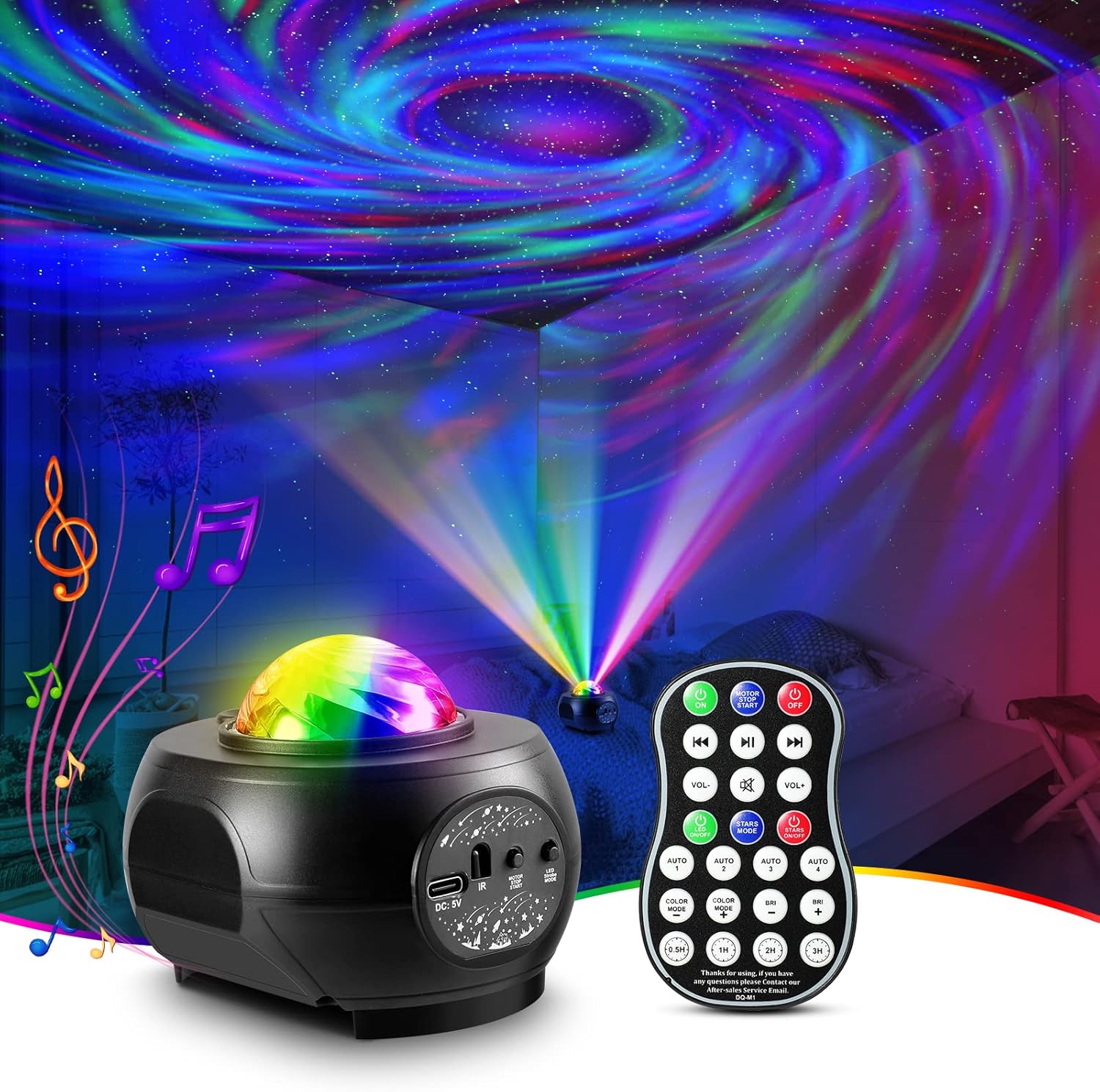 Nebula Starry Galaxy Projector for Room Home Bedroom,Galaxy Light Projector for...