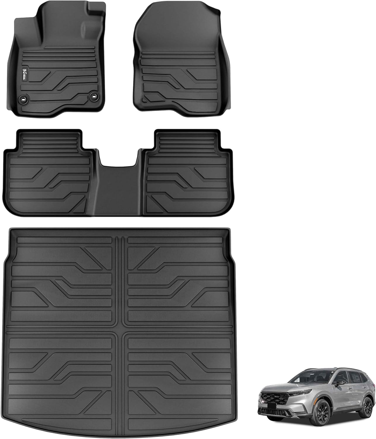 All Weather Floor Mats Fit for 2023 2024 2025 Hond...