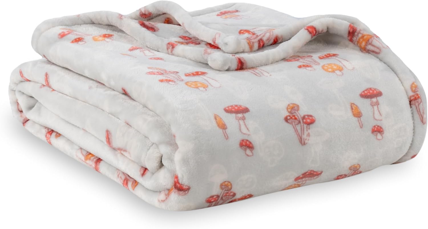 Berkshire Blanket-Classic Heavyweight Warm Soft Printed VelvetLoft® Plush Blanke...