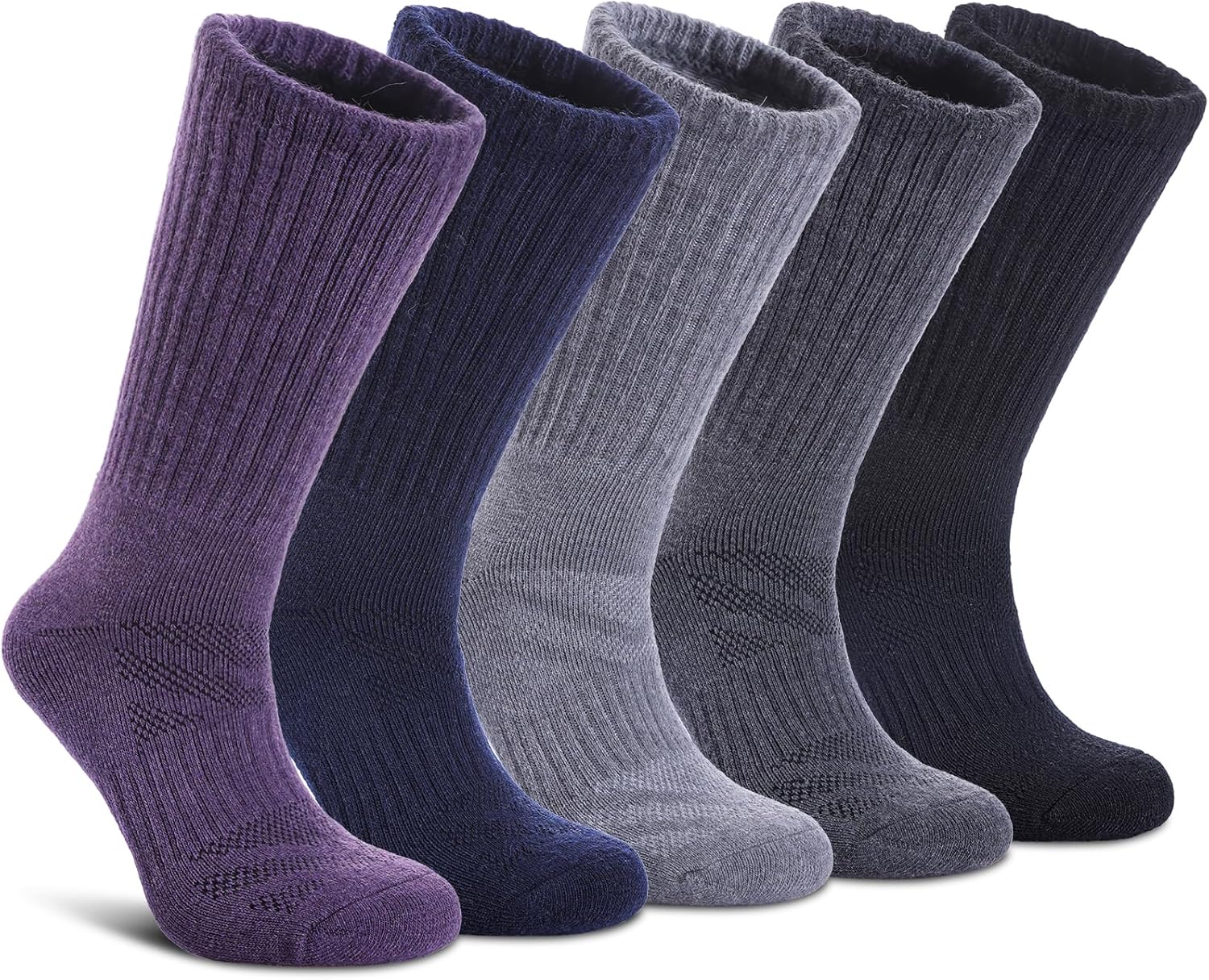 LANLEO Merino Wool Hiking Socks for Women Men Thermal Winter Warm Thick Cushion...