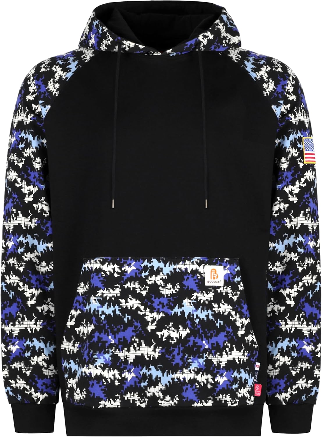 BOCOMAL FR Hoodies Camouflag Lightweight Pullover 7.5oz Cottoon Flame Resistant...