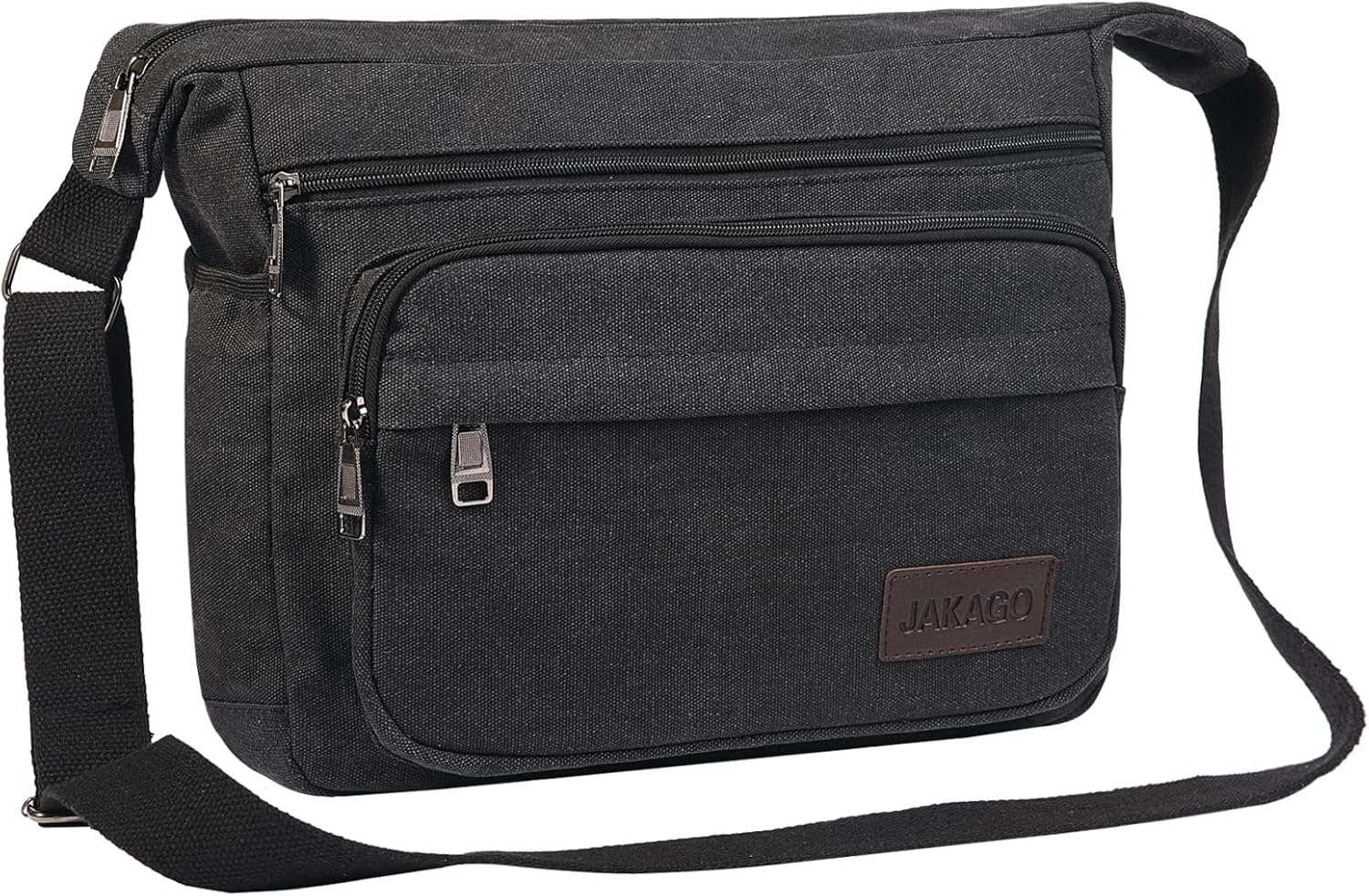 JAKAGO Canvas Messenger Bag 15 inch Mens/Women Shoulder Bag with Multiple Pocket...