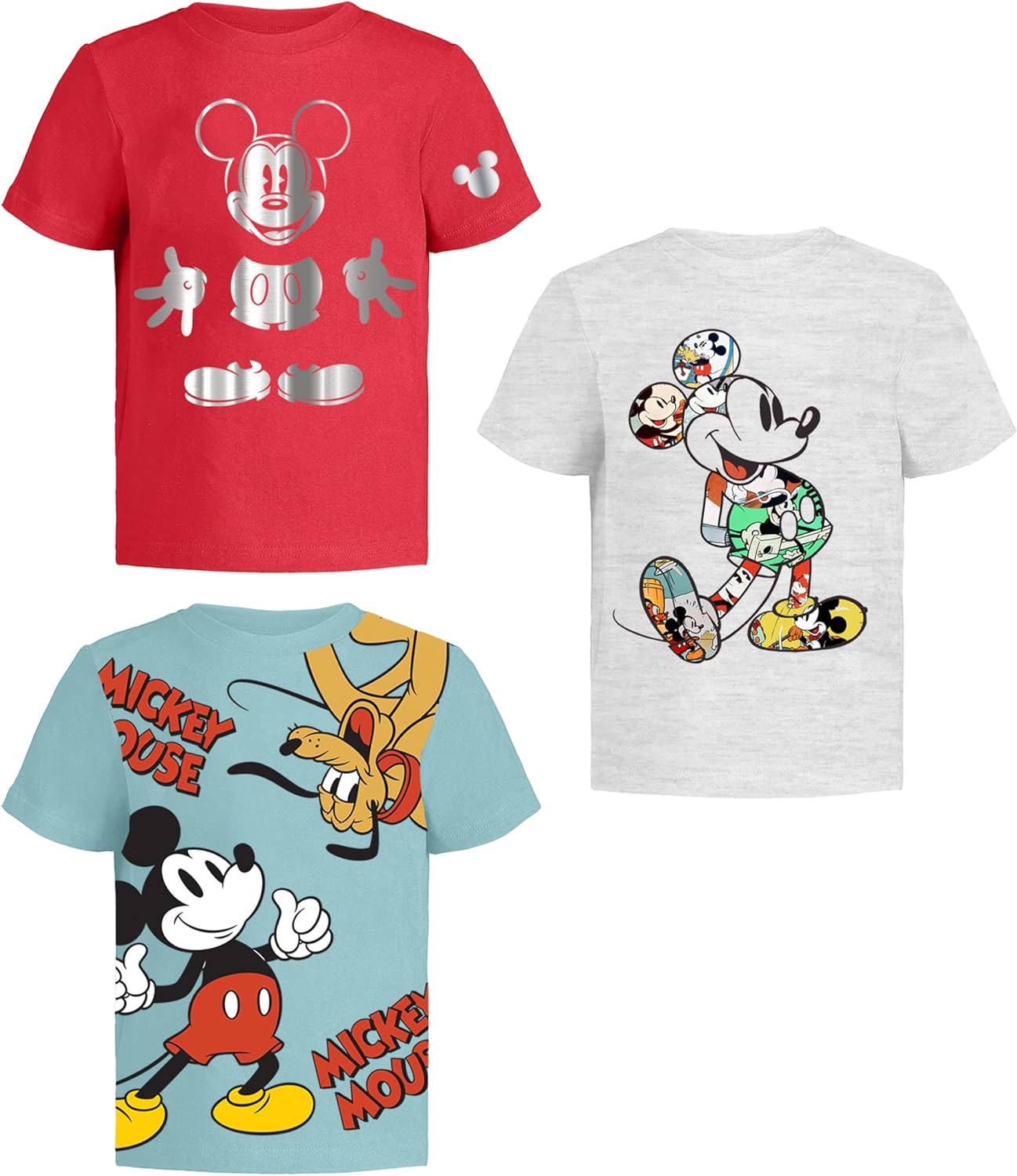 Disney Mickey Mouse Shirt for Kids (Boys Clothes) Fantasia Tshirt 3T Toddler R/W...