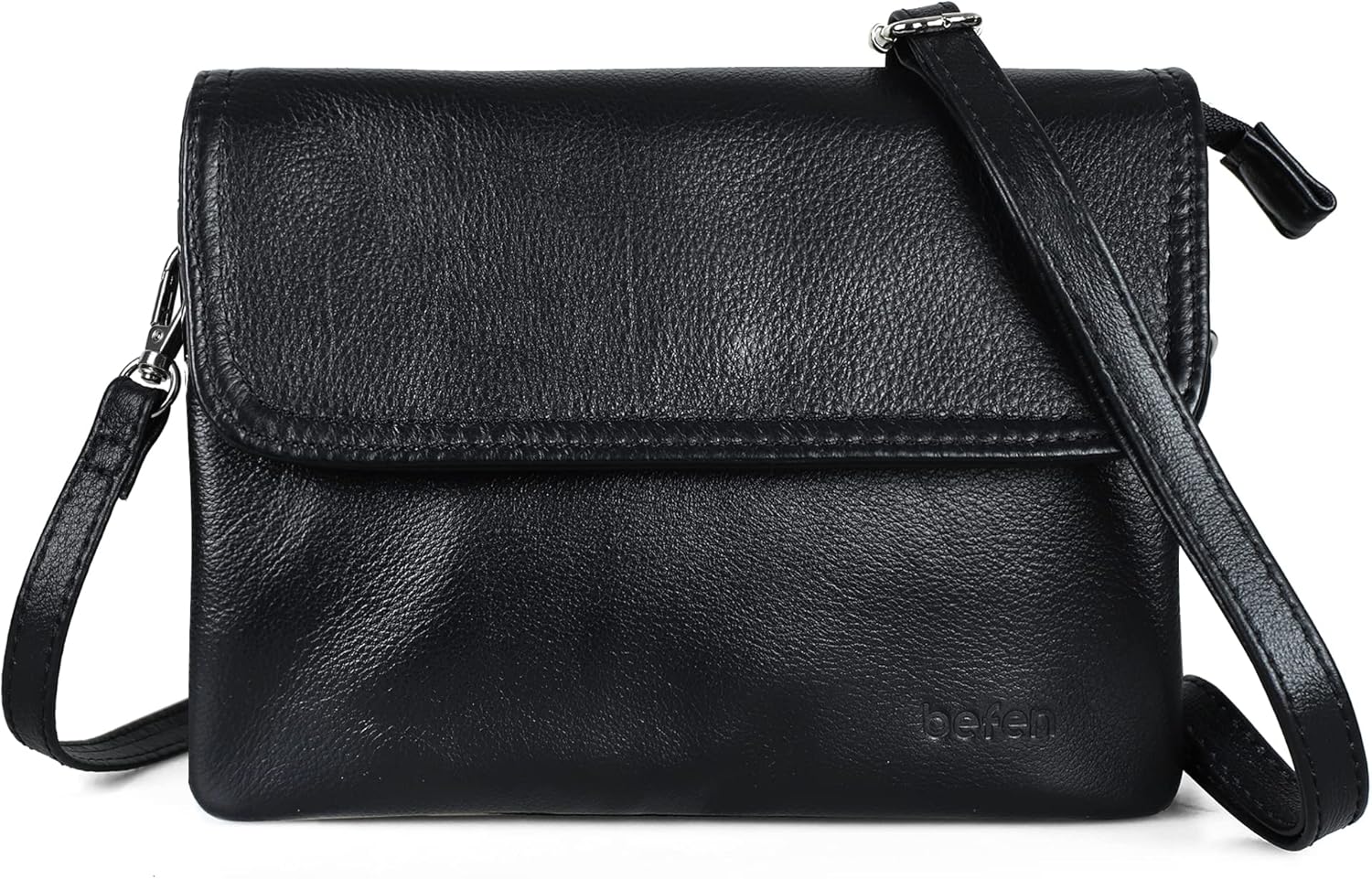 befen Genuine Leather Phone Bag, Crossbody Cellphone Purse Wallet, Small Cross B...