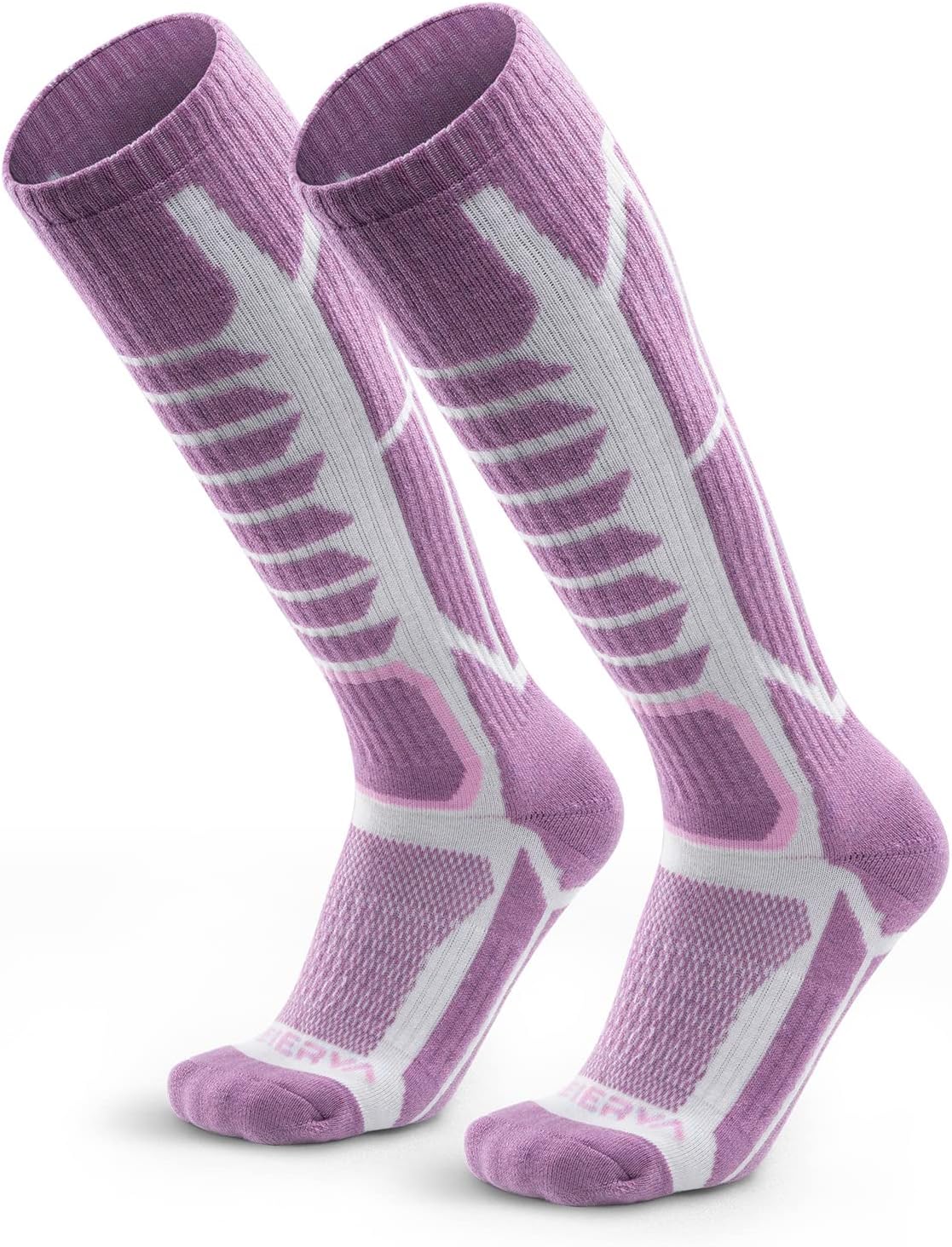 WEIERYA Womens Ski Socks 2/3 Pairs Pack for Skiing, Snowboarding, Thermal Merino...