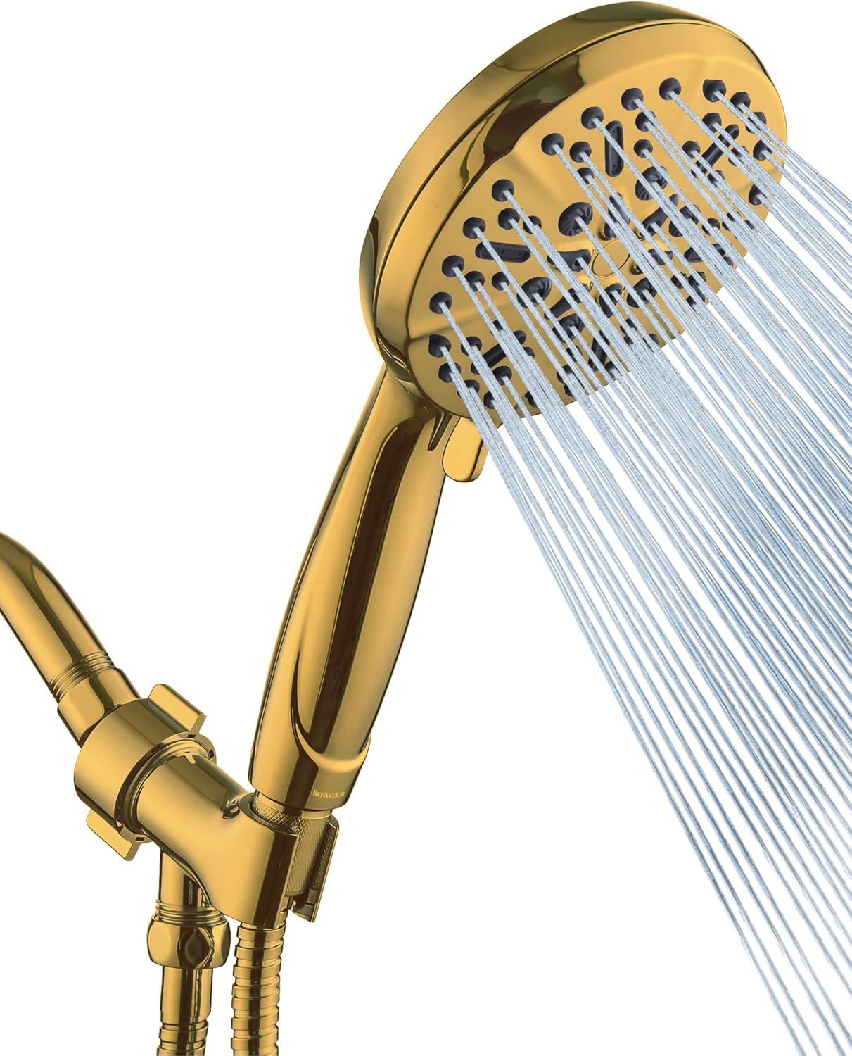 Gold Shower Head with Handheld High Pressure – The High Flow Rain Showerhead wit...