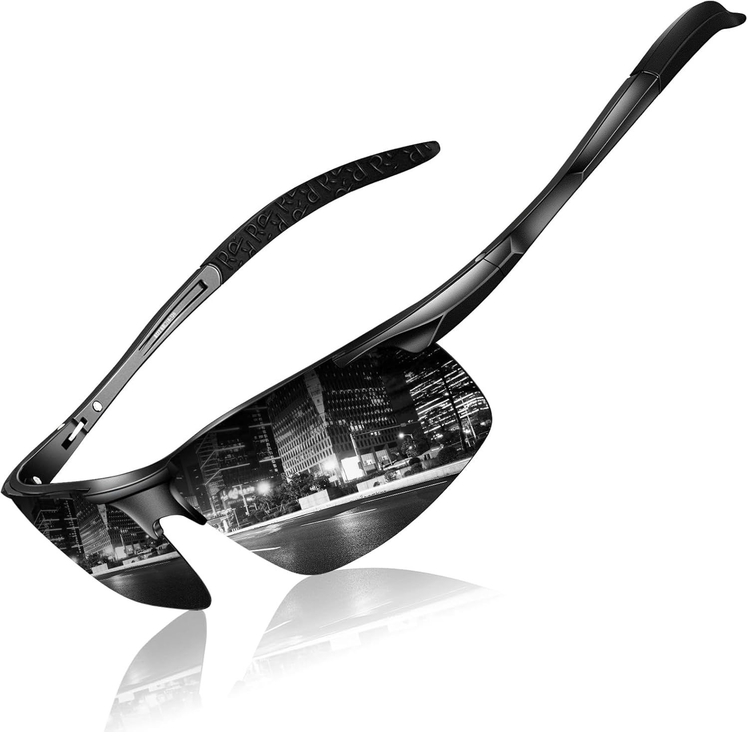 DADA-PRO Polarised Sunglasses Mens Running Driving Cycling Sports Wrap Around Su...