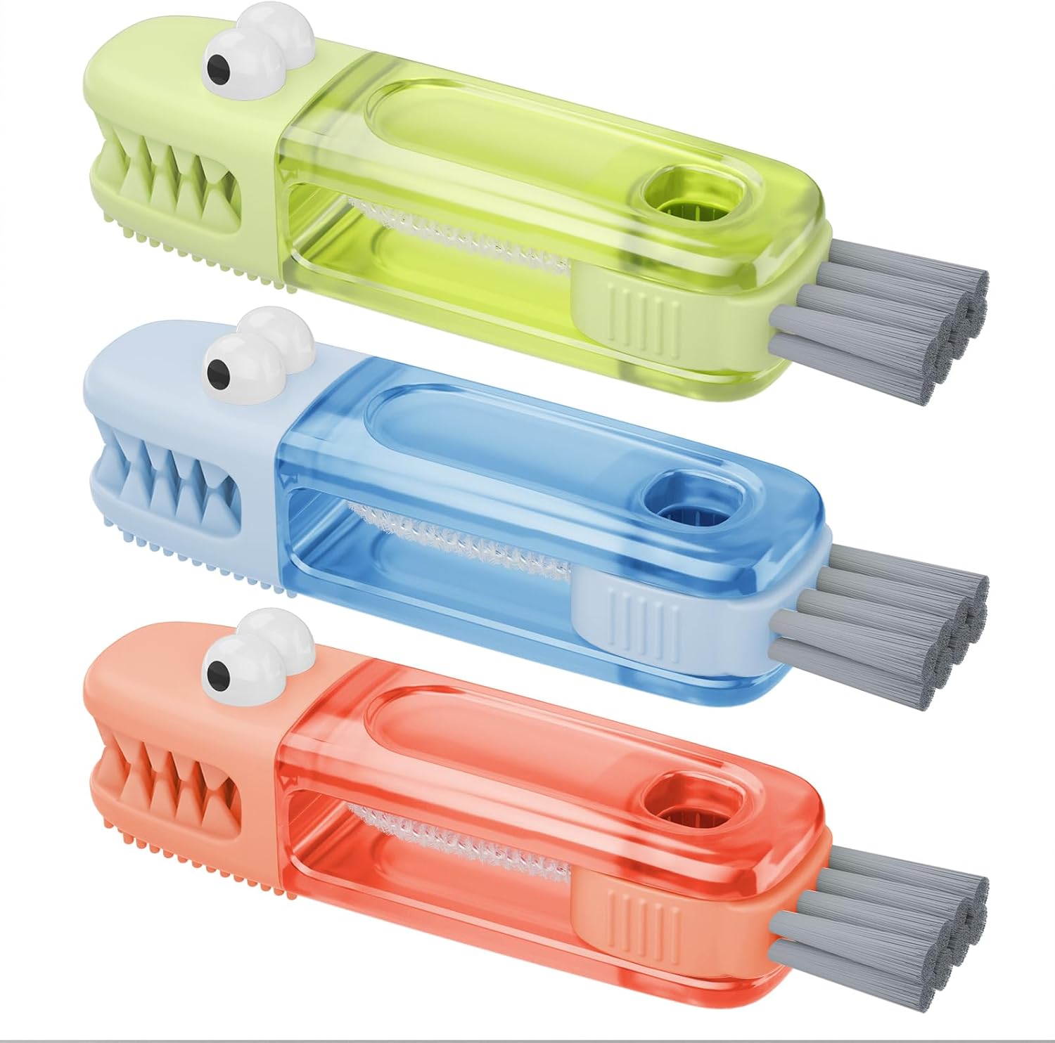 3 in 1 Cup Lid Gap Cleaning Brush Set, Multifunctional Bottle Cleaning Brush, Si...
