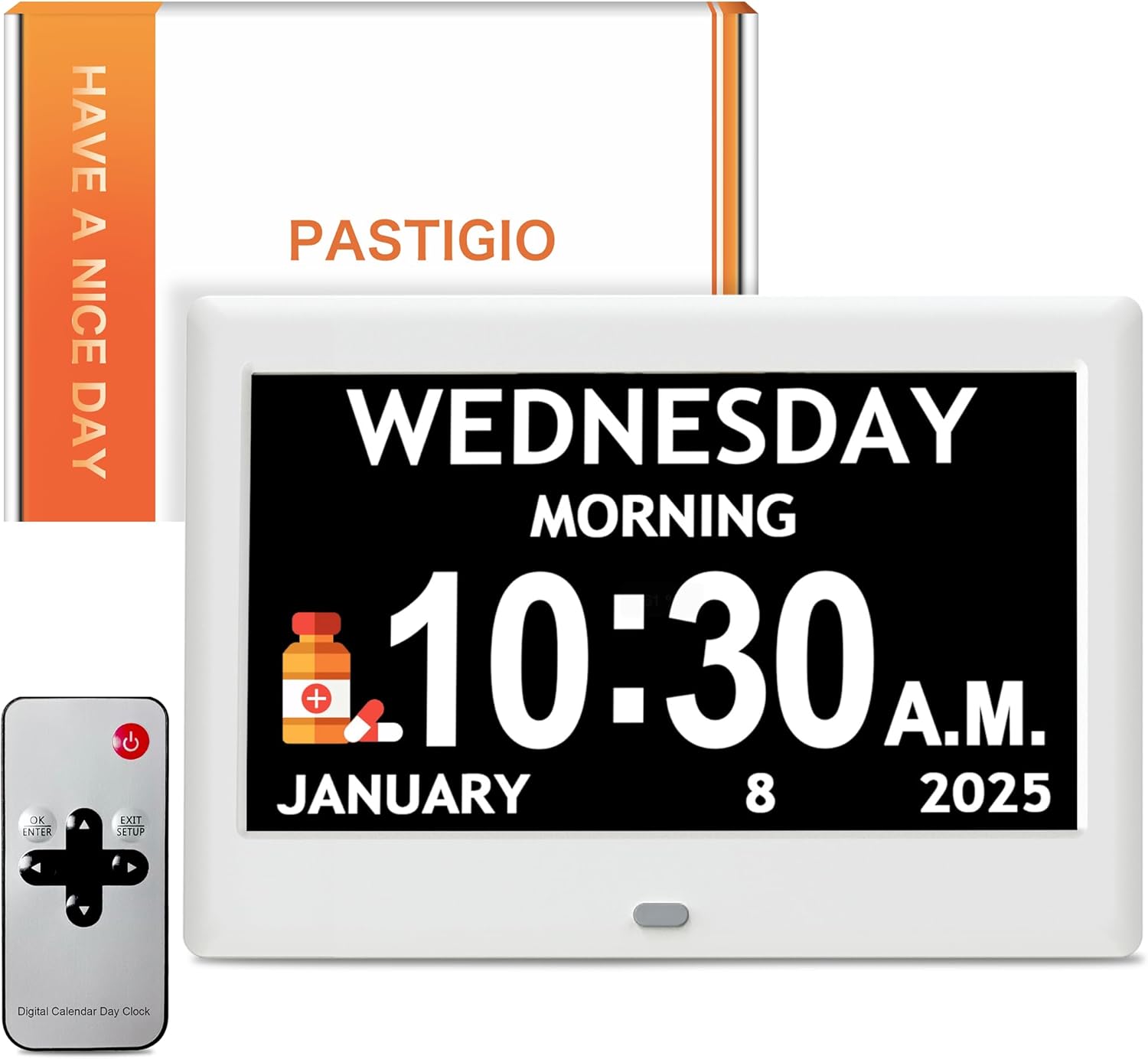 2025 NEW, Digital Clocks, 7'' Dementia Clock with Date and Time for Elderly, Aut...