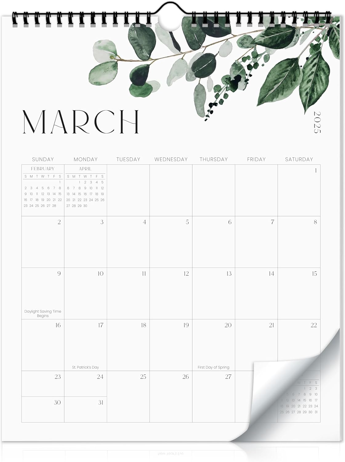Aesthetic 2025-2026 Wall Calendar - Runs from January 2025 Until July 2026 - The...