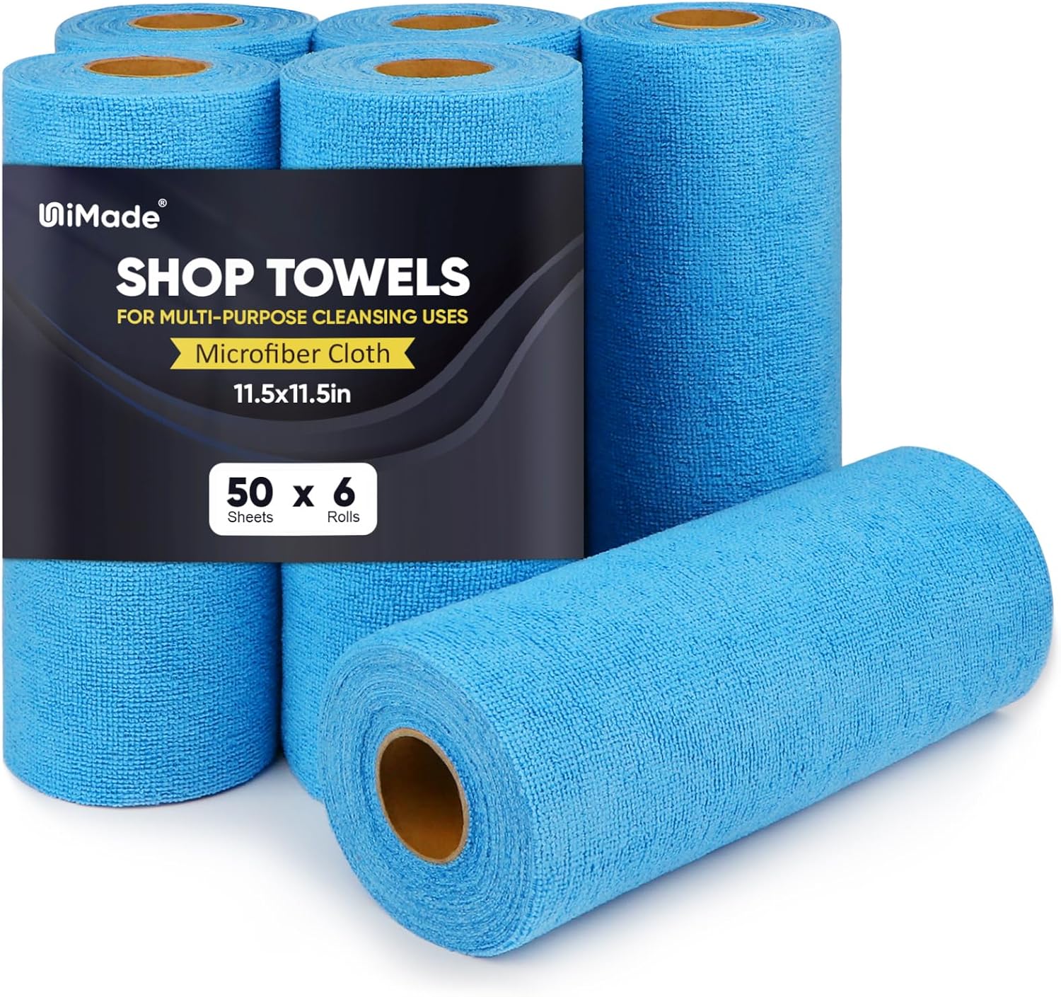 Microfiber Cleaning Cloth, 300 Sheets Shop Towel Commercial Grade Washcloths Lin...