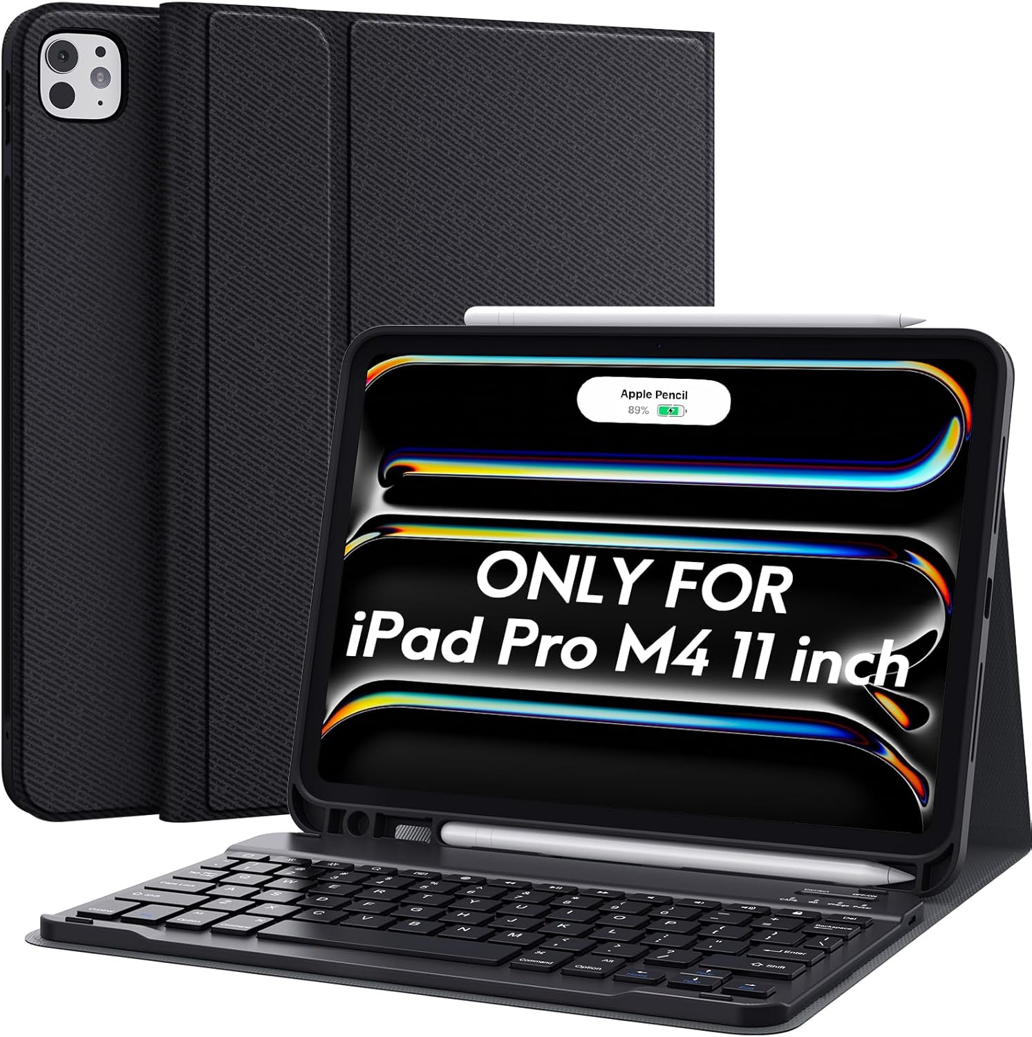 CHESONA for iPad Pro 11 Inch (M4) 2024 Case with Keyboard, Magnetic Detachable K...