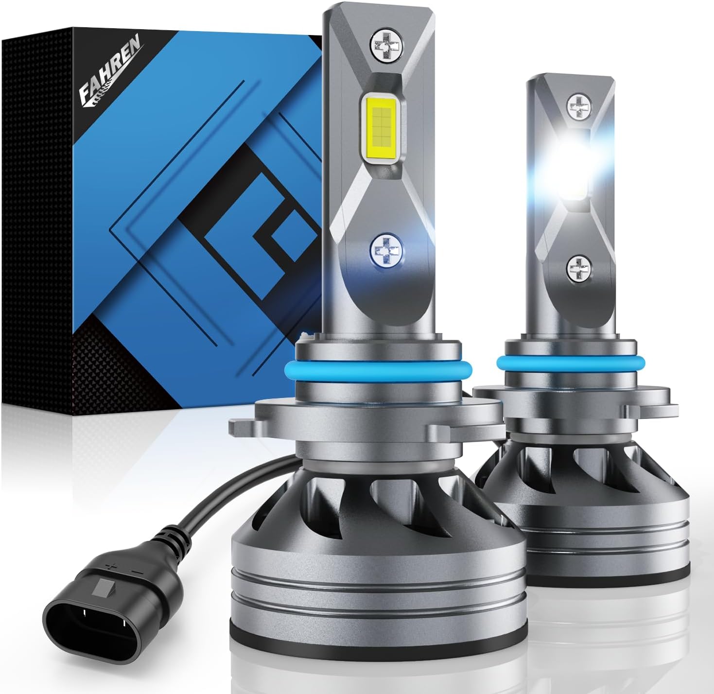 Upgraded HB3/9005 Light Bulb, 30000LM Super Bright 6500K, 7 Years Long Service L...