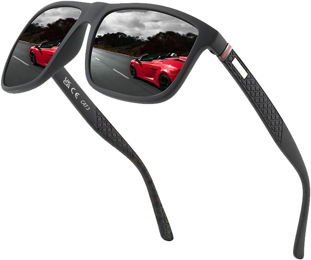 Perfectmiaoxuan Polarized sunglasses for men/women; Vintage/classic/elegant ligh...