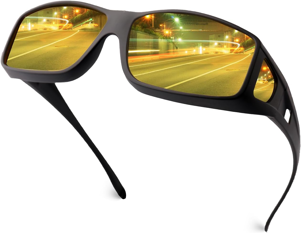 Night Driving Glasses for Men Women Fit Over Sunglasses Anti Glare Polarized HD...