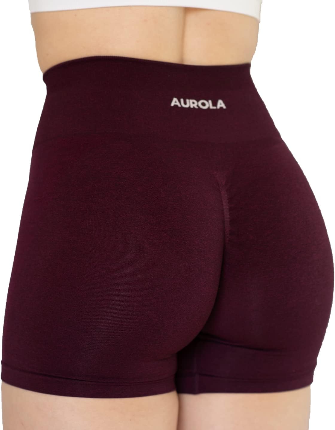 AUROLA Intensify Workout Shorts for Women Seamless Scrunch Short Gym Yoga Runnin...