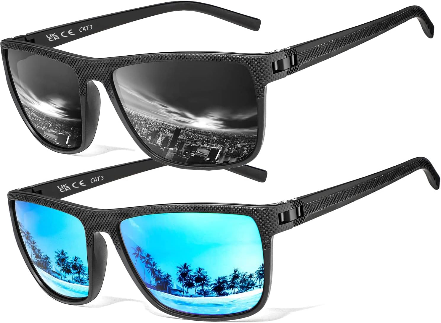 Perfectmiaoxuan Polarized sunglasses for men/women; Vintage/classic/elegant ligh...