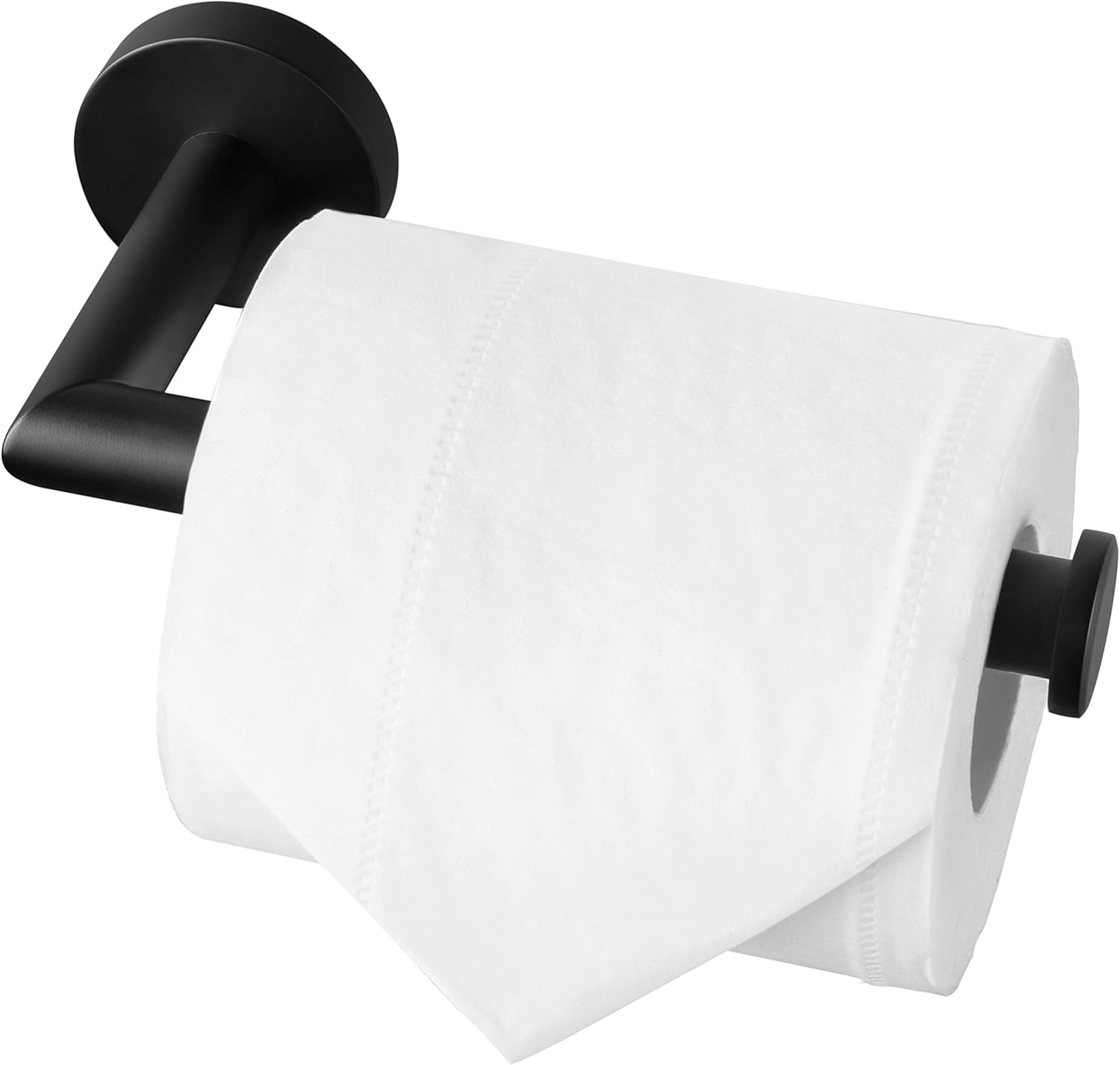 HITSLAM Black Toilet Paper Holder Wall Mount SUS 304 Stainless Steel Matte Black...