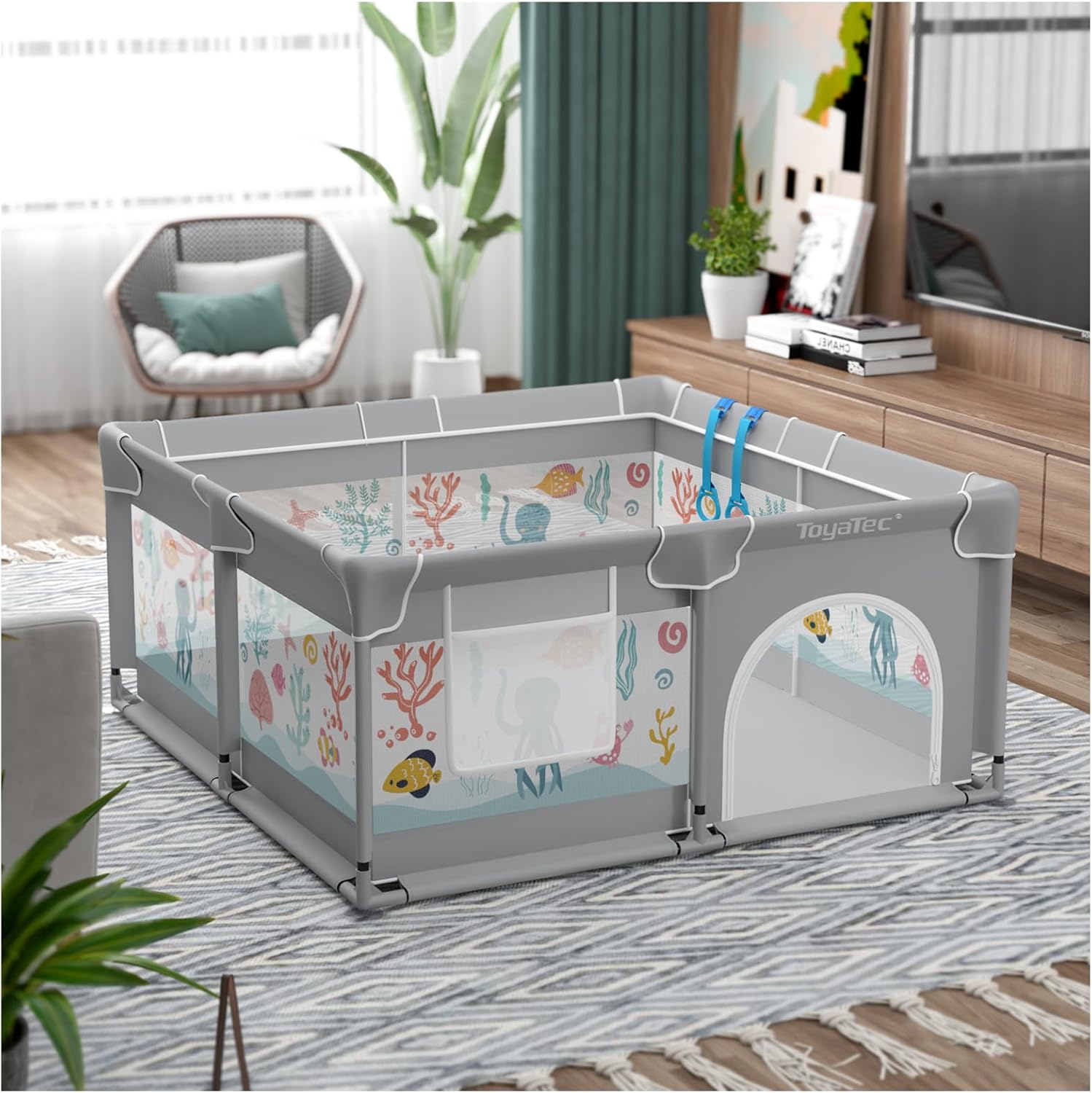 ToyaTec Baby Playpen,Playpen for Babies and Toddle...