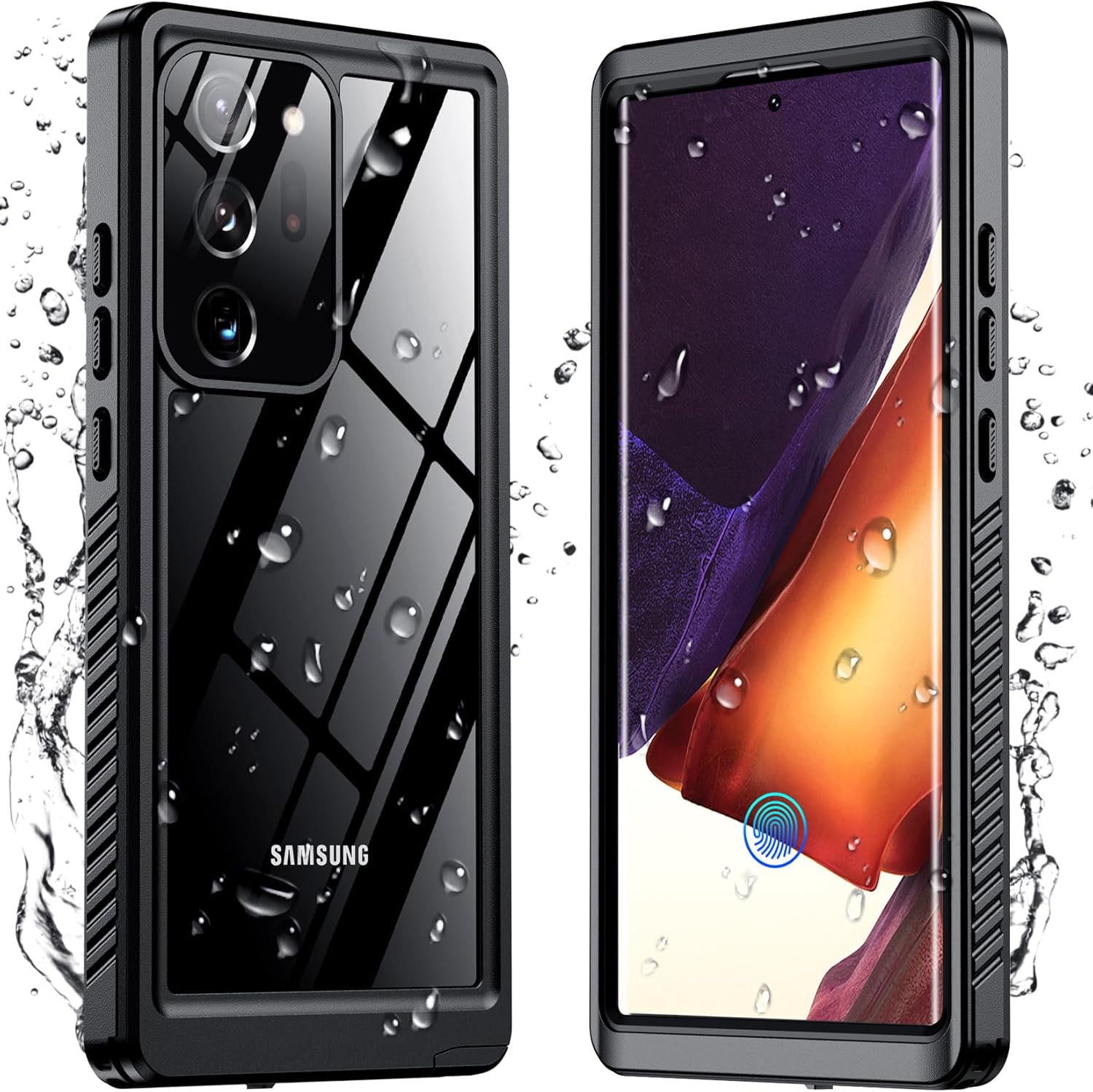 Temdan for Samsung Galaxy Note 20 Ultra Case Waterproof, [Military-Grade Drop Pr...