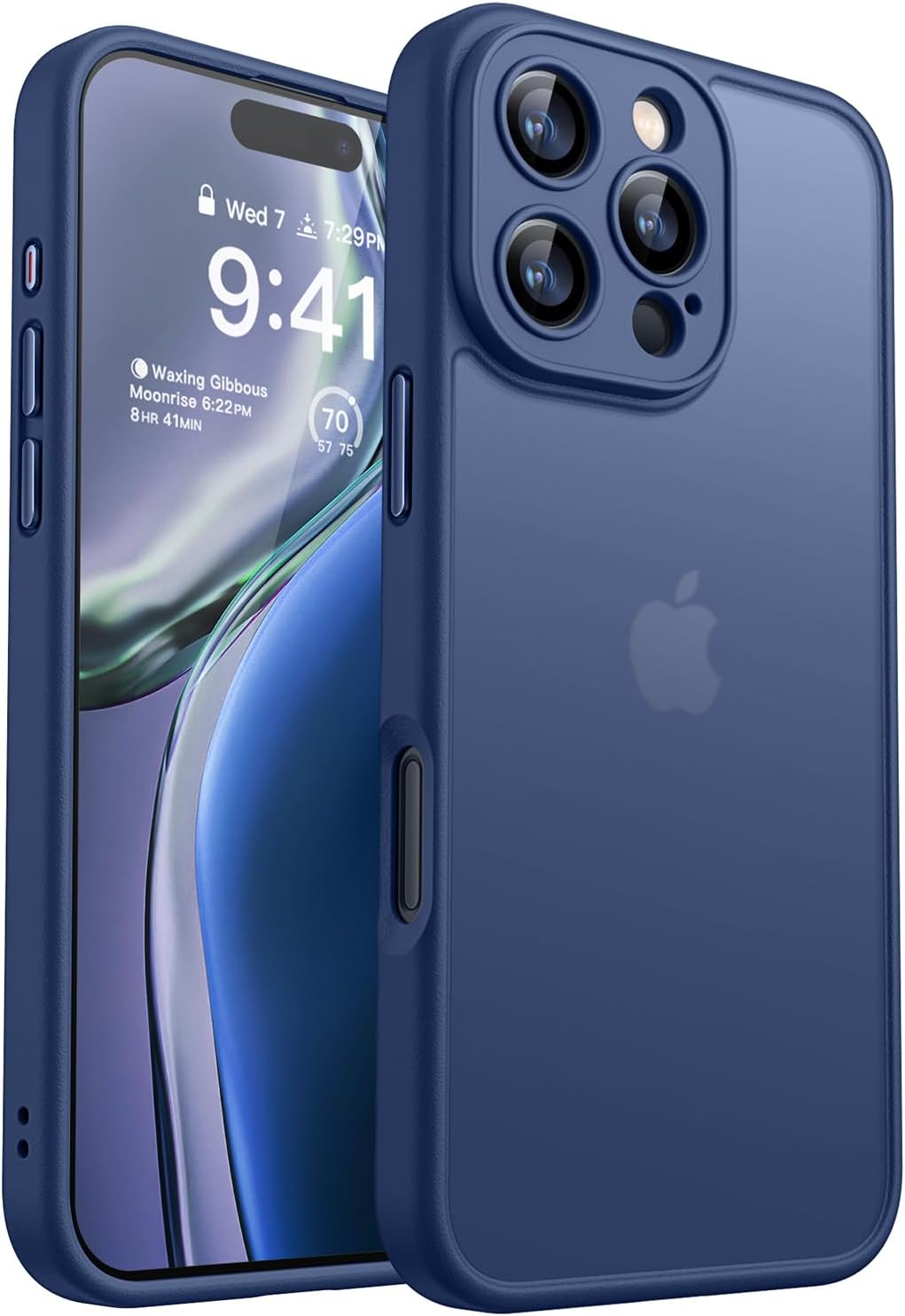 CANSHN Matte for iPhone 16 Pro Max Case, Upgraded [Full Camera Protection] [Tran...