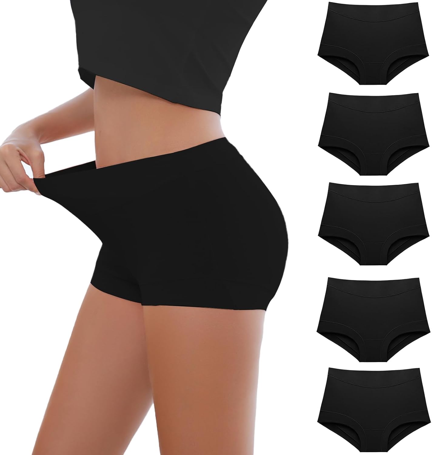 Migbean Boy Shorts Underwear for Women - Boxers for Women,womens Cotton Underwea...