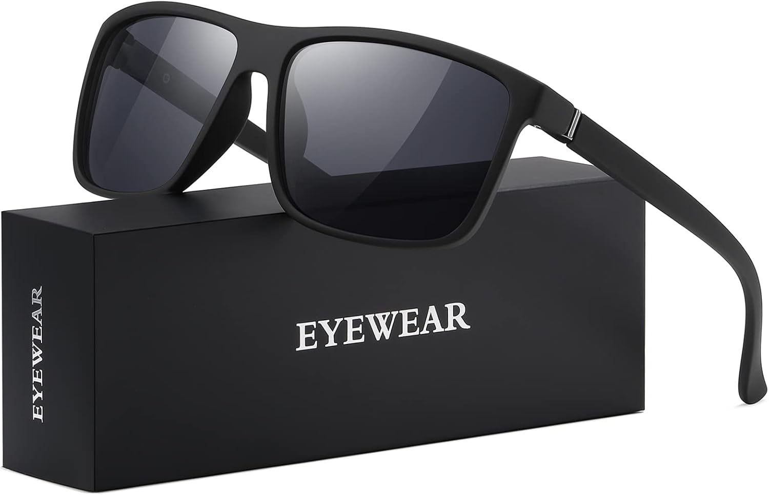 Sunglasses Men Polarized Sunglasses for Mens and Womens,Black Retro Sun Glasses...