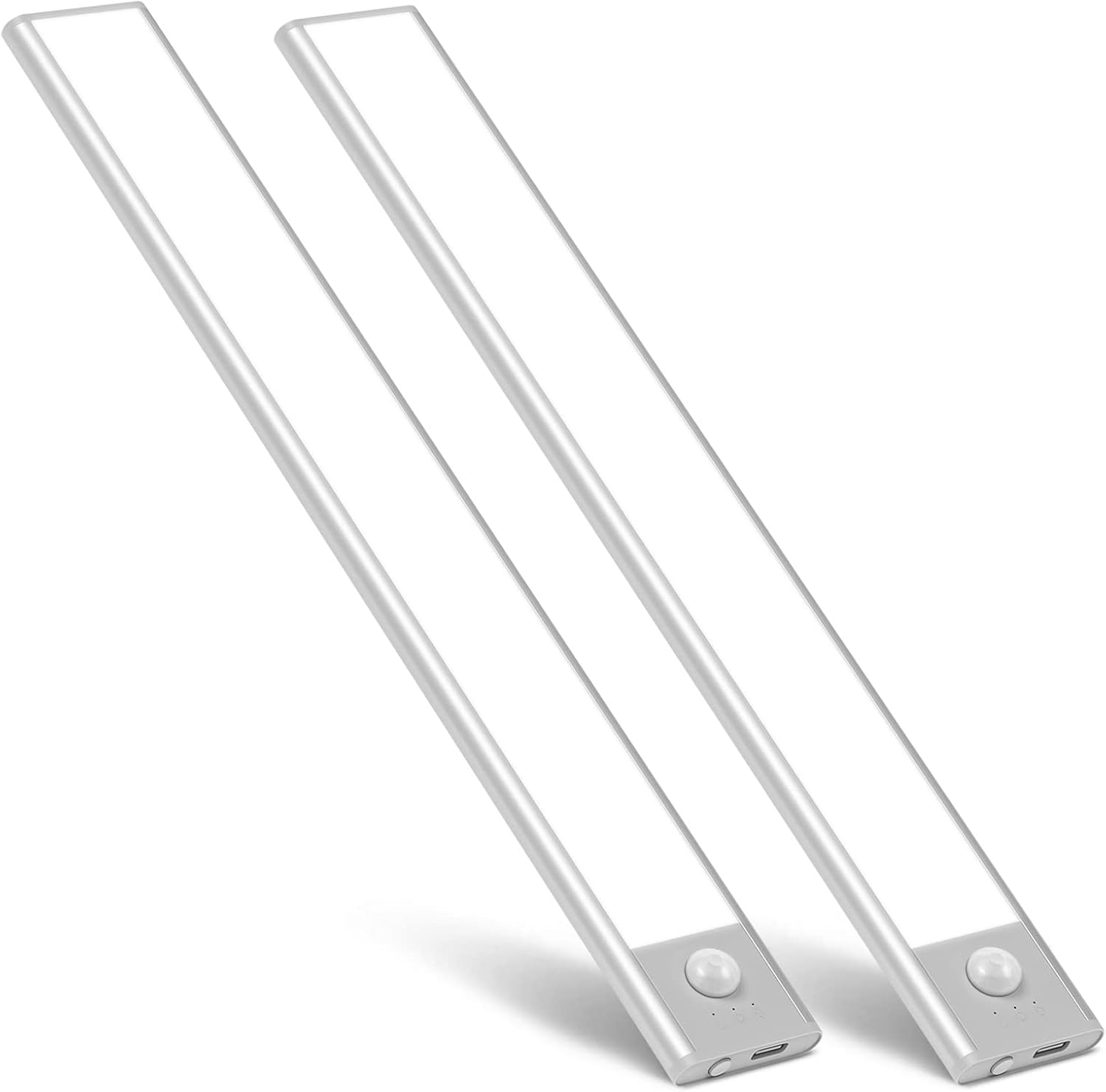 BLS LED Under Cupboard Kitchen Lights, 52LED Battery Operated Lights Motion Sens...