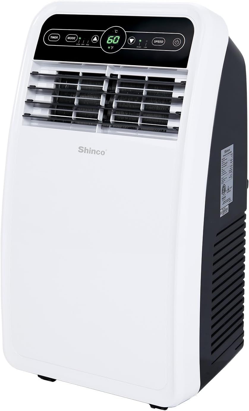 Shinco 8,000 BTU Portable Air Conditioner, Portable AC Unit with Built-in Cool,...