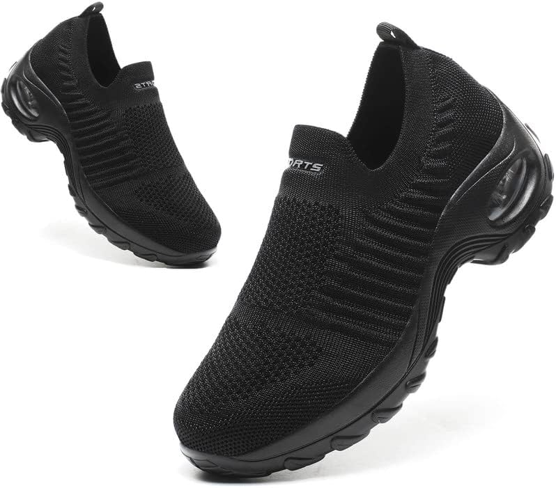 Slip On Trainers Womens Orthopedic Walking Shoes Breathable Mesh Sneakers Lightw...