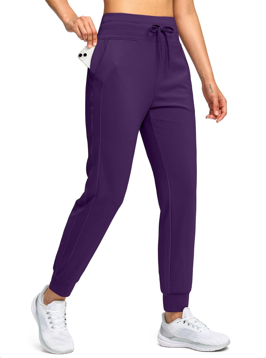 Soothfeel Women's Fleece Lined Joggers Water Resistant High Waisted Sweatpants W...