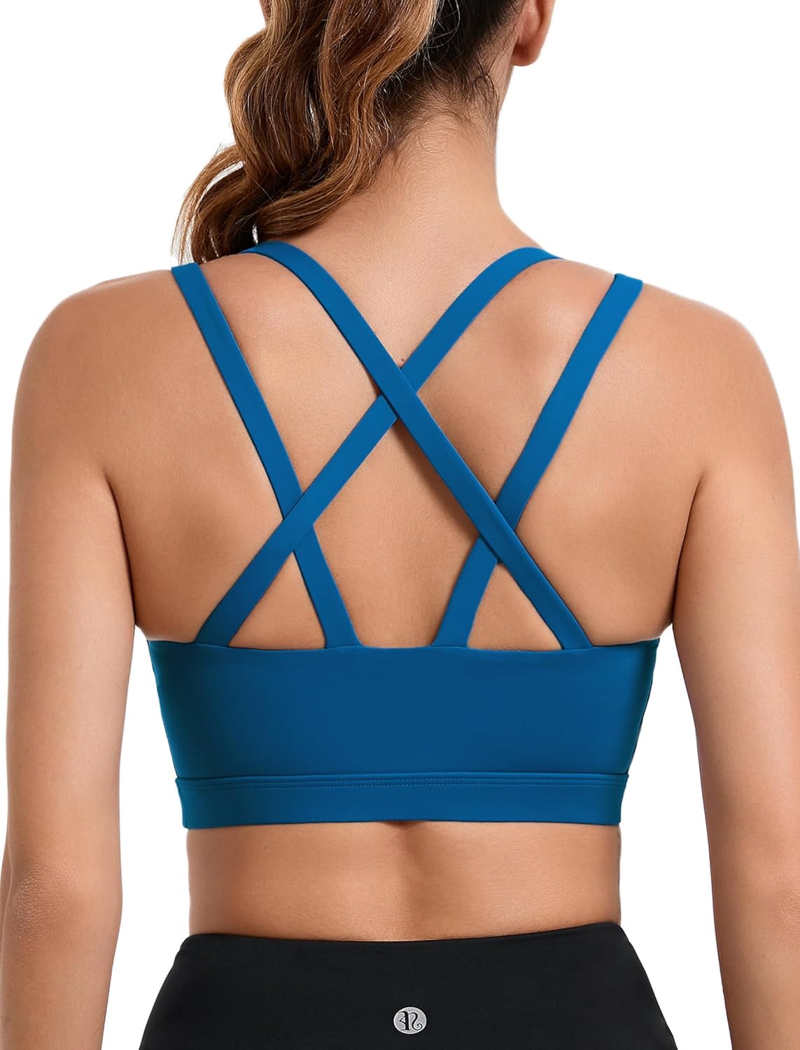 RUNNING GIRL Sports Bras for Women High Support,Molded Cup Strappy Running High...