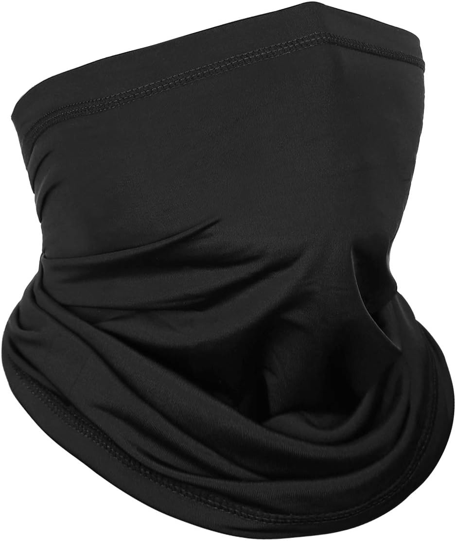 Achiou Cooling Neck Gaiter Face Cover Scarf, UV Protection Mask for Men and Wome...