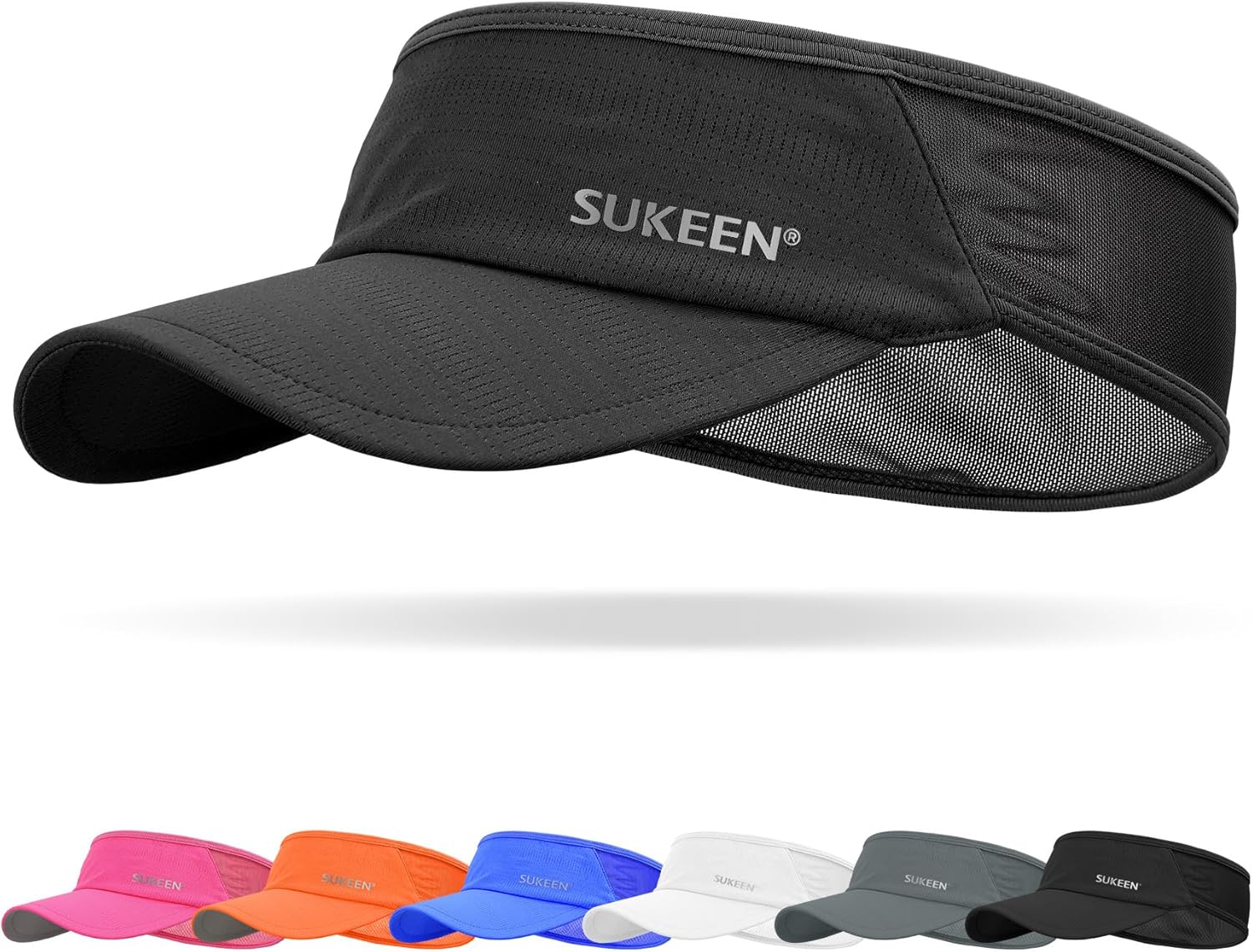 Sukeen Quick Drying Sun Visor Hat,UPF 50+ UV Sun Protective Sun Visor for Women...