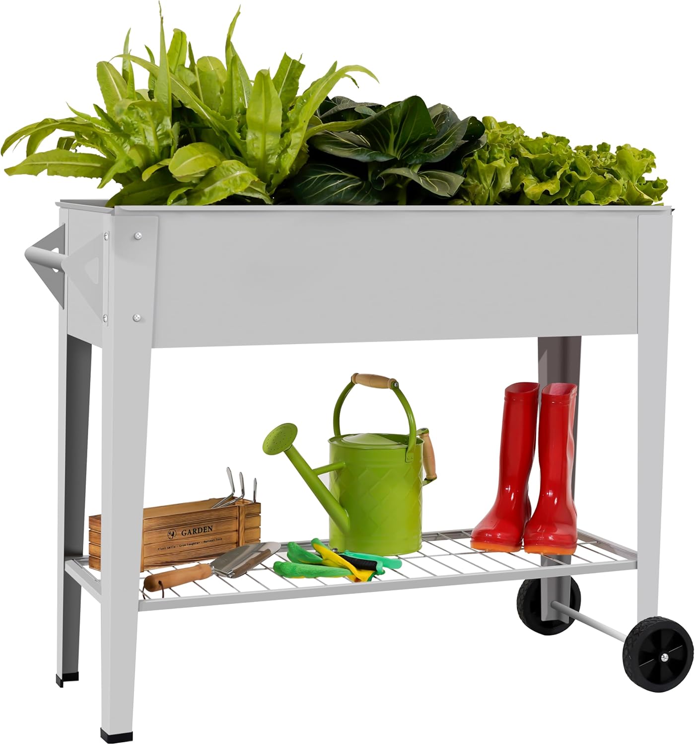 𝐑𝐚𝐢𝐬𝐞𝐝 𝐆𝐚𝐫𝐝𝐞𝐧 𝐁𝐞𝐝 𝐎𝐮𝐭𝐝𝐨𝐨𝐫 Elevate Herb Garden Planter Box Outdoor Raised Planter...