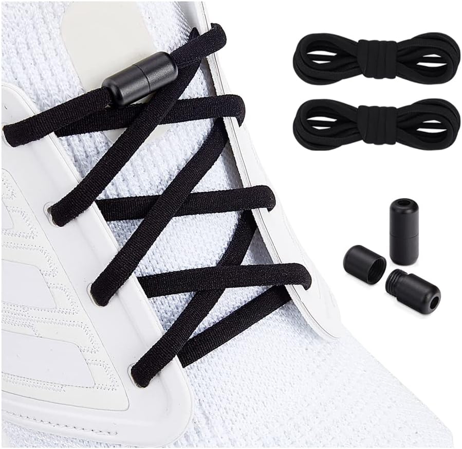 ZHENTOR Elastic Shoe Laces, Elastic No Tie Shoelaces for Sneakers, One Size Fits...