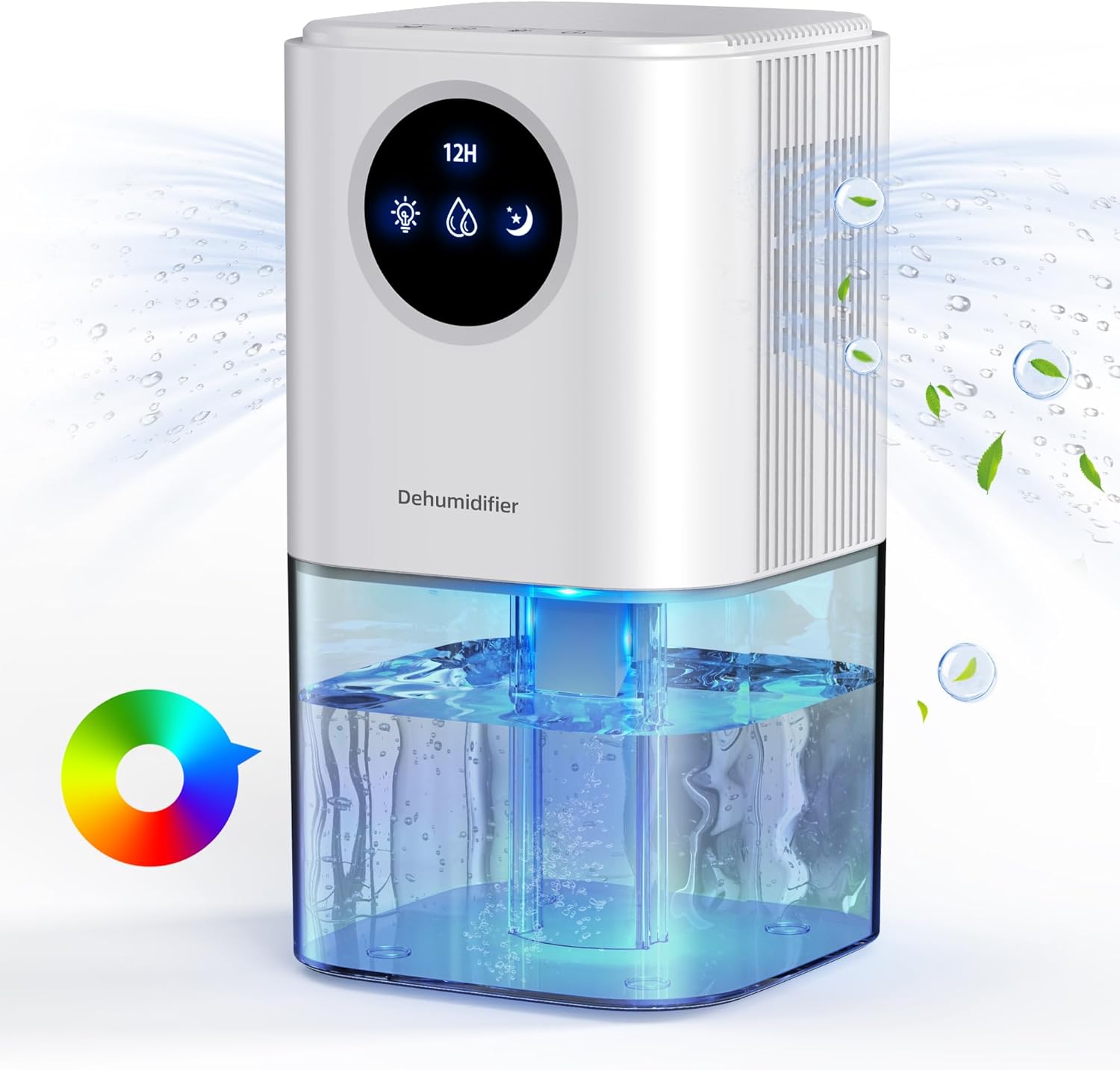 Dehumidifier for Home, 1700ML Dehumidifier for Bedroom, Bathroom, Wardrobe, Cara...
