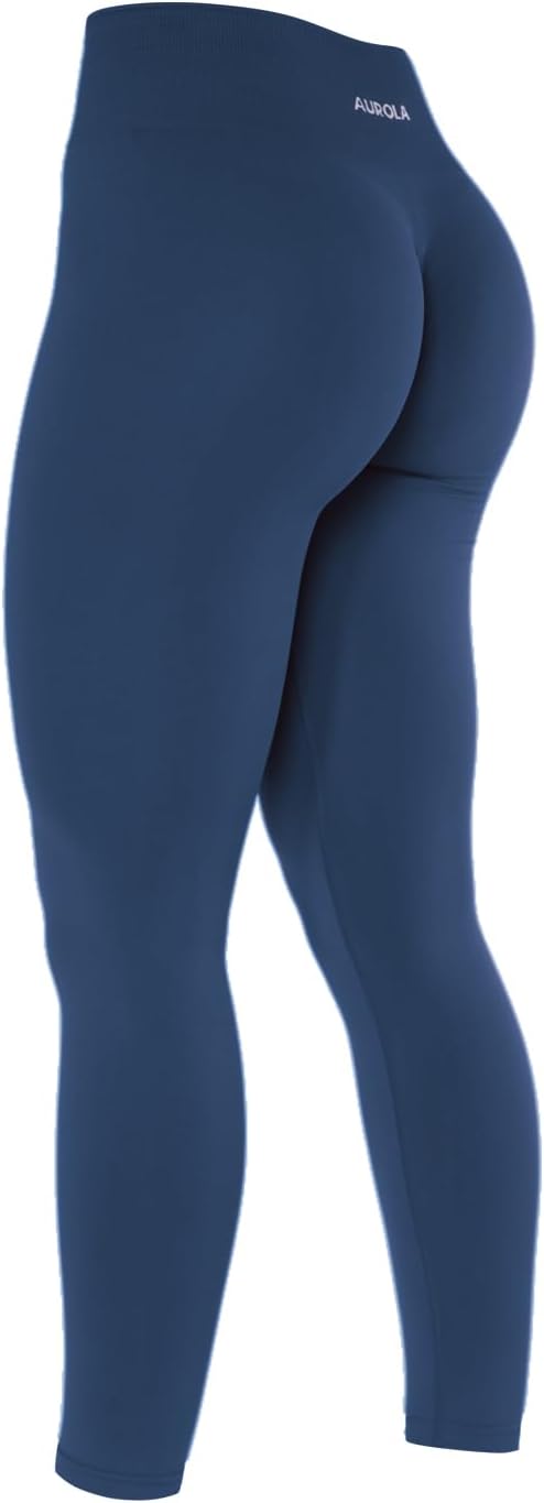 AUROLA Dream Collection Workout Leggings for Women High Waist Seamless Scrunch A...