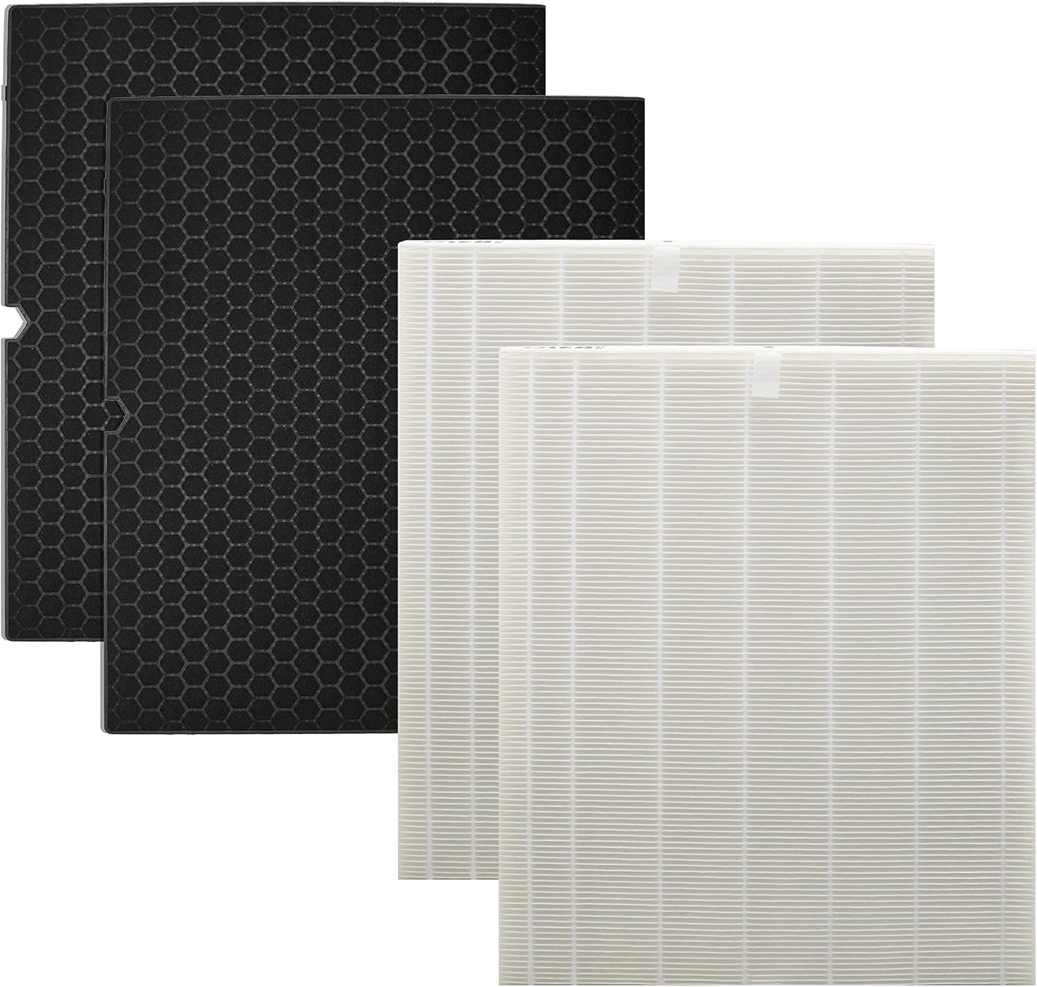 Smilyan 2 Sets 116130 Filter H Replacement for Winix 5500-2 Air Purifier, Includ...