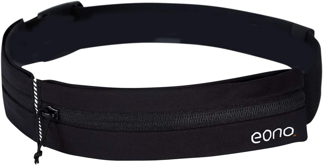 Eono Water Resistant Running Belt with Adjustable Elastic Strap, Large Capacity...