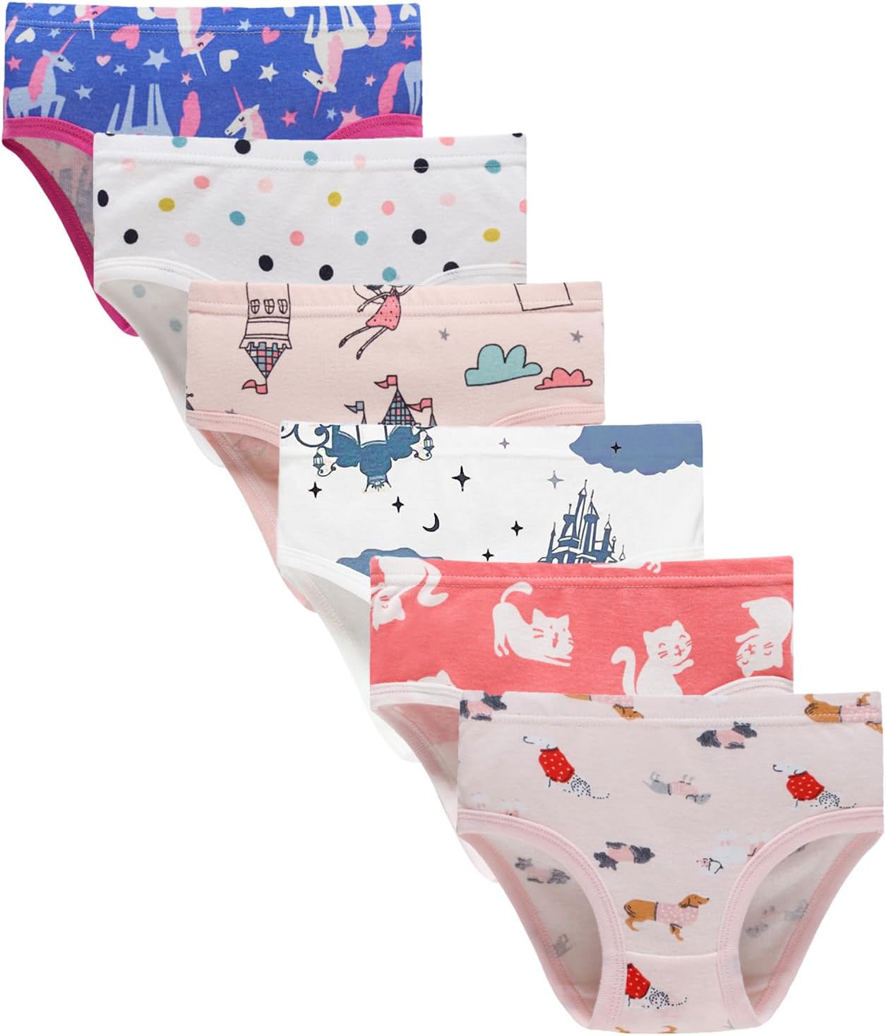 Boboking Comfty Underwear Little Girls'Briefs Baby Undies Girls Panties 4 A-pink...