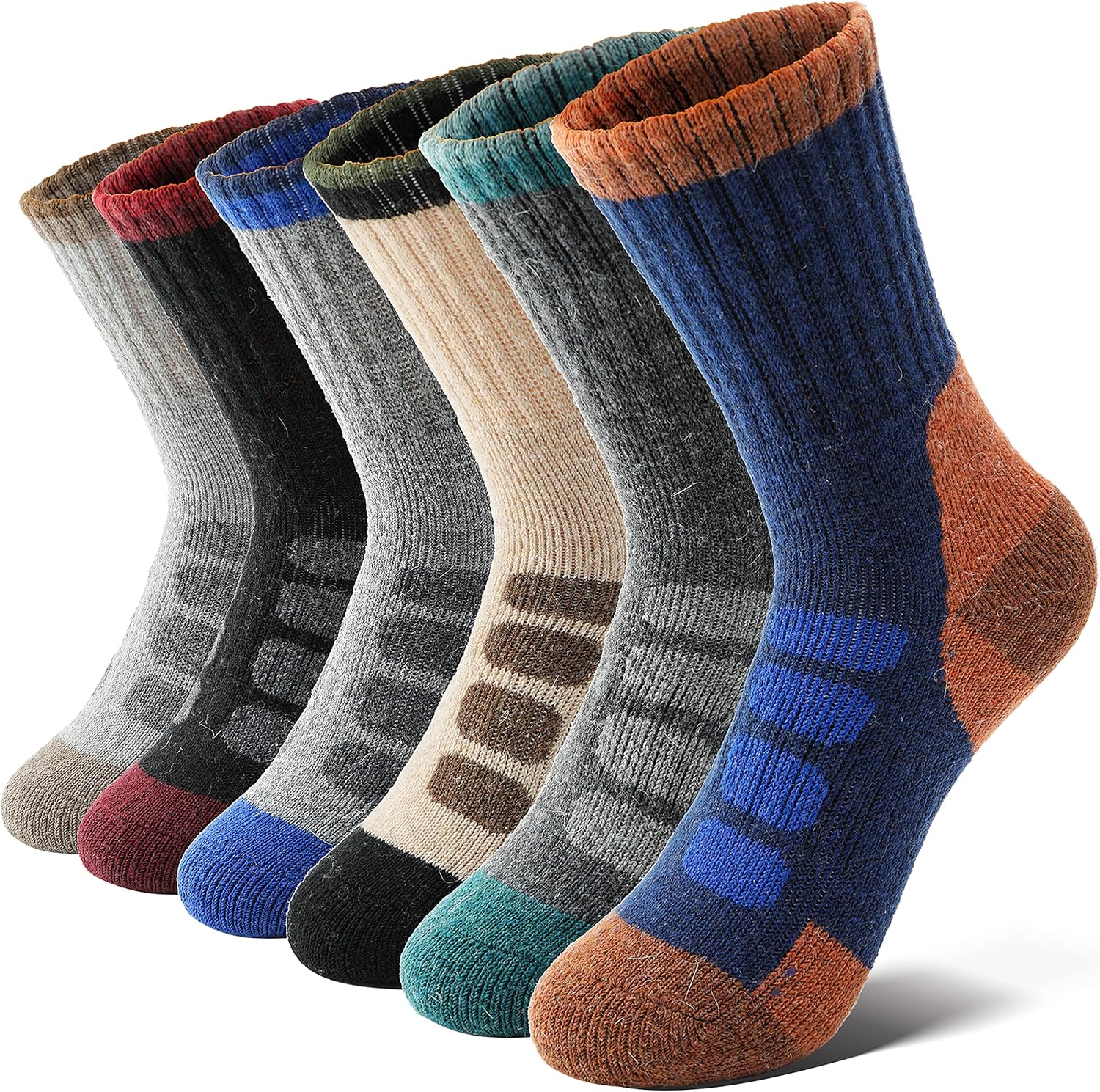 Anlisim Kids Merino Wool Hiking Socks Boys Girls Toddlers Thermal Winter Warm Bo...