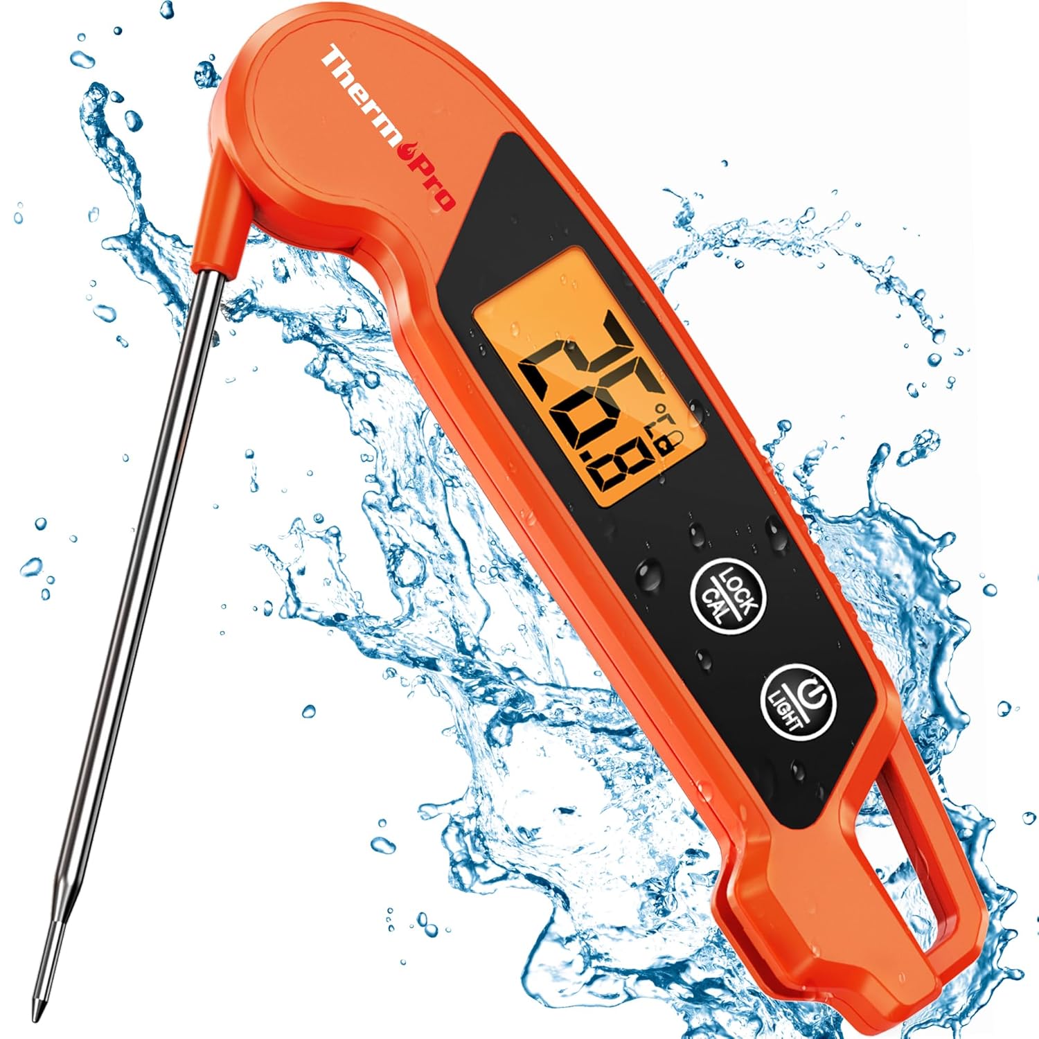 ThermoPro TP603 Digital Meat Thermometer for Kitchen, IPX6 Waterproof Food Therm...
