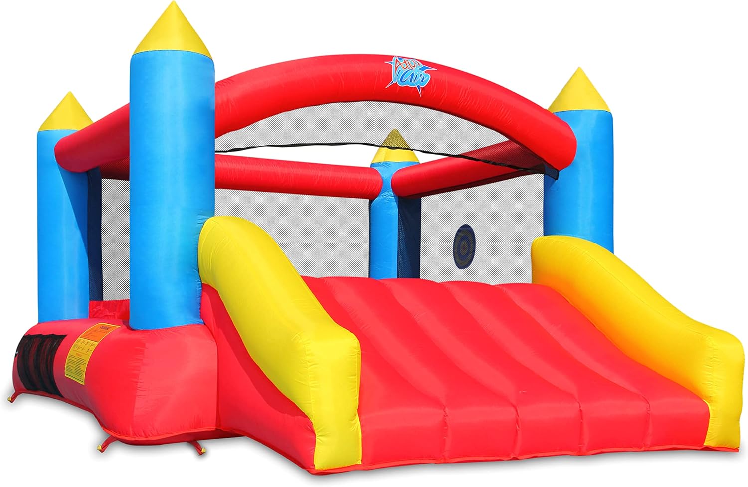 Action Air Bounce House, Inflatable Bouncer with Air Blower, Jumping Castle with...