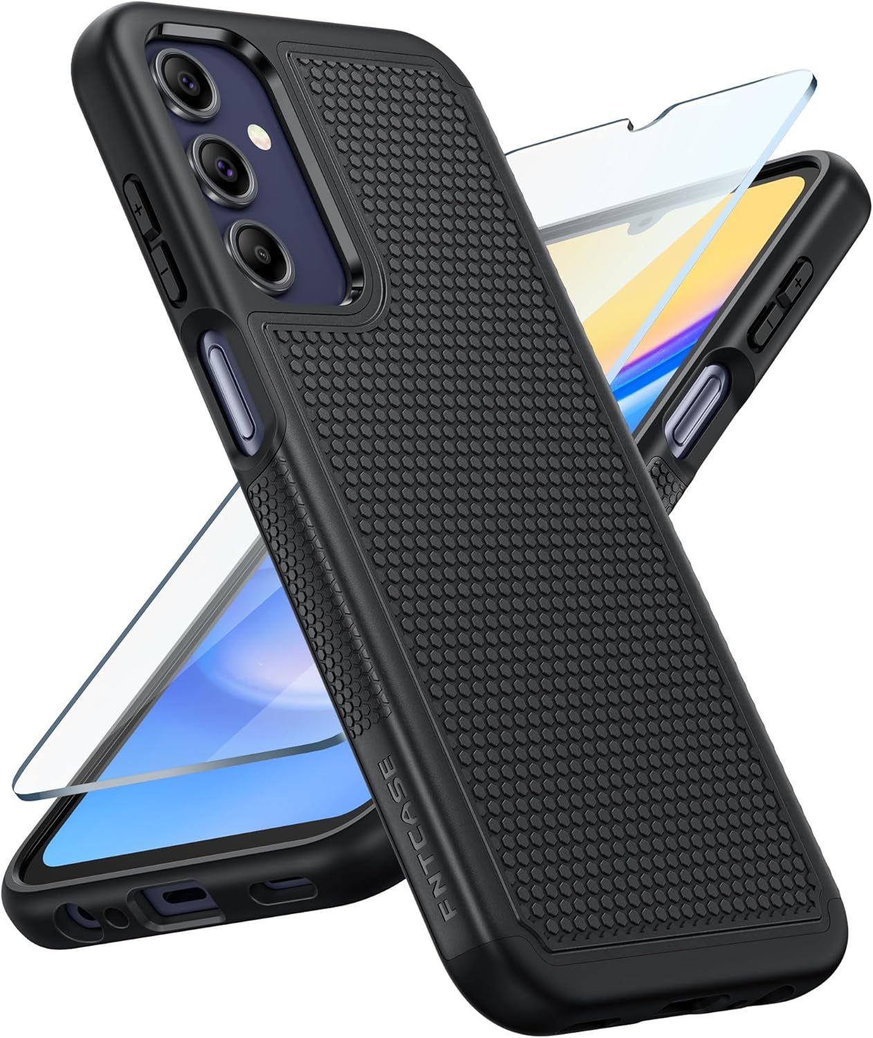 FNTCASE for Samsung A15 Phone Case: Dual Layer Sho...