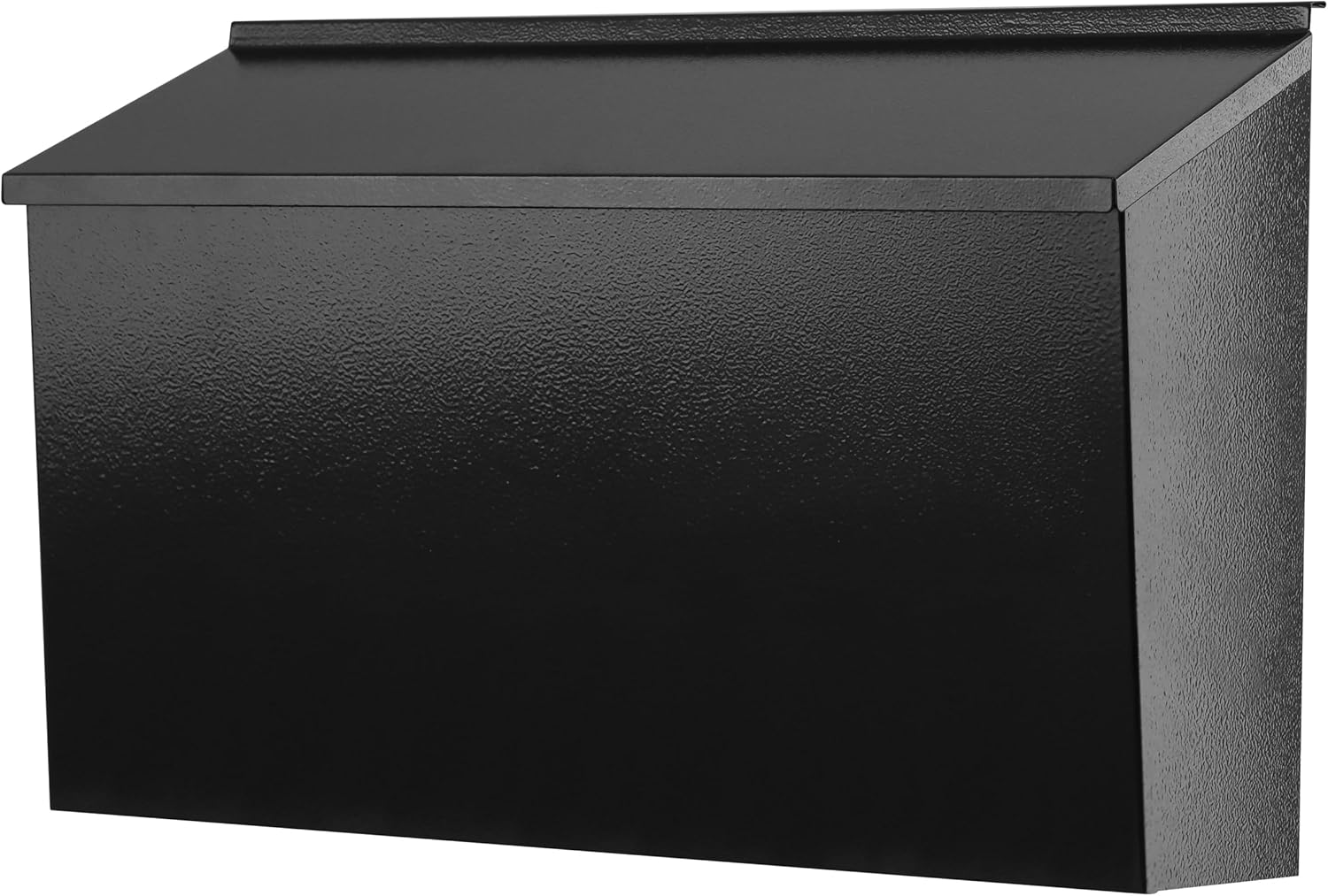 KYODOLED Wall-Mount Mailbox for House,Large Capacity Mail Box,Galvanized Steel R...